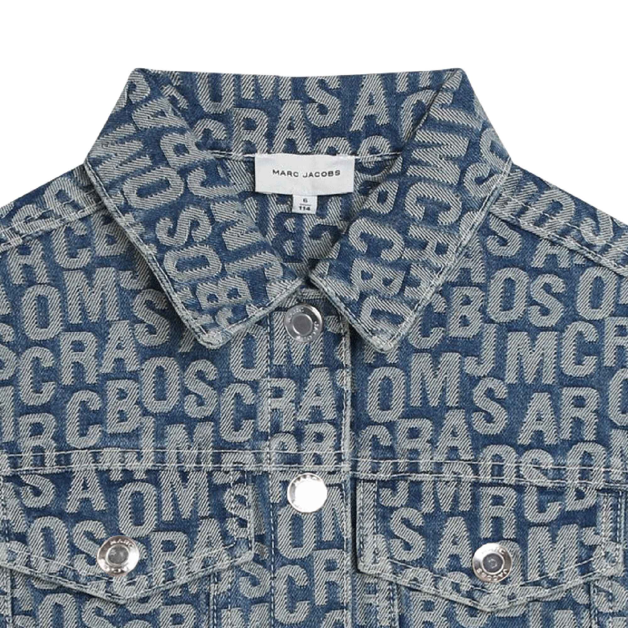 Jumbled Logo Denim Jacket The Marc Jacobs