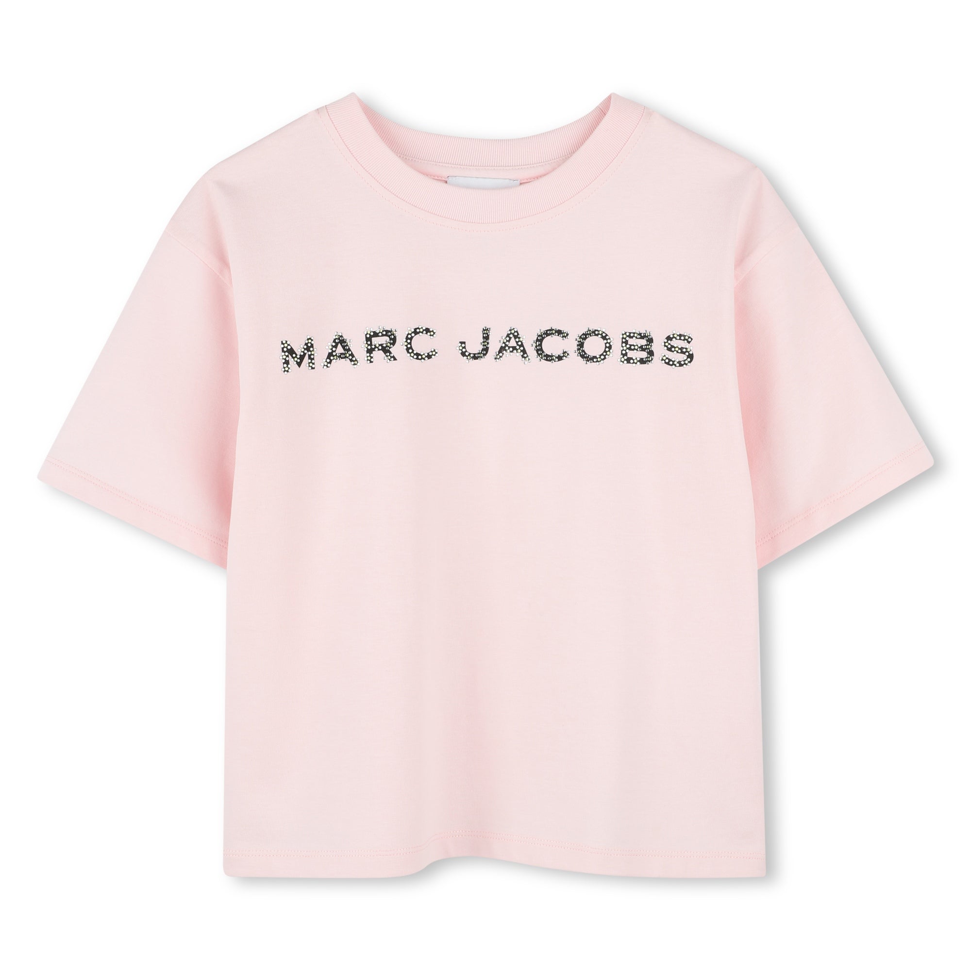 Short-Sleeved T-Shirt with Embellished Logo The Marc Jacobs