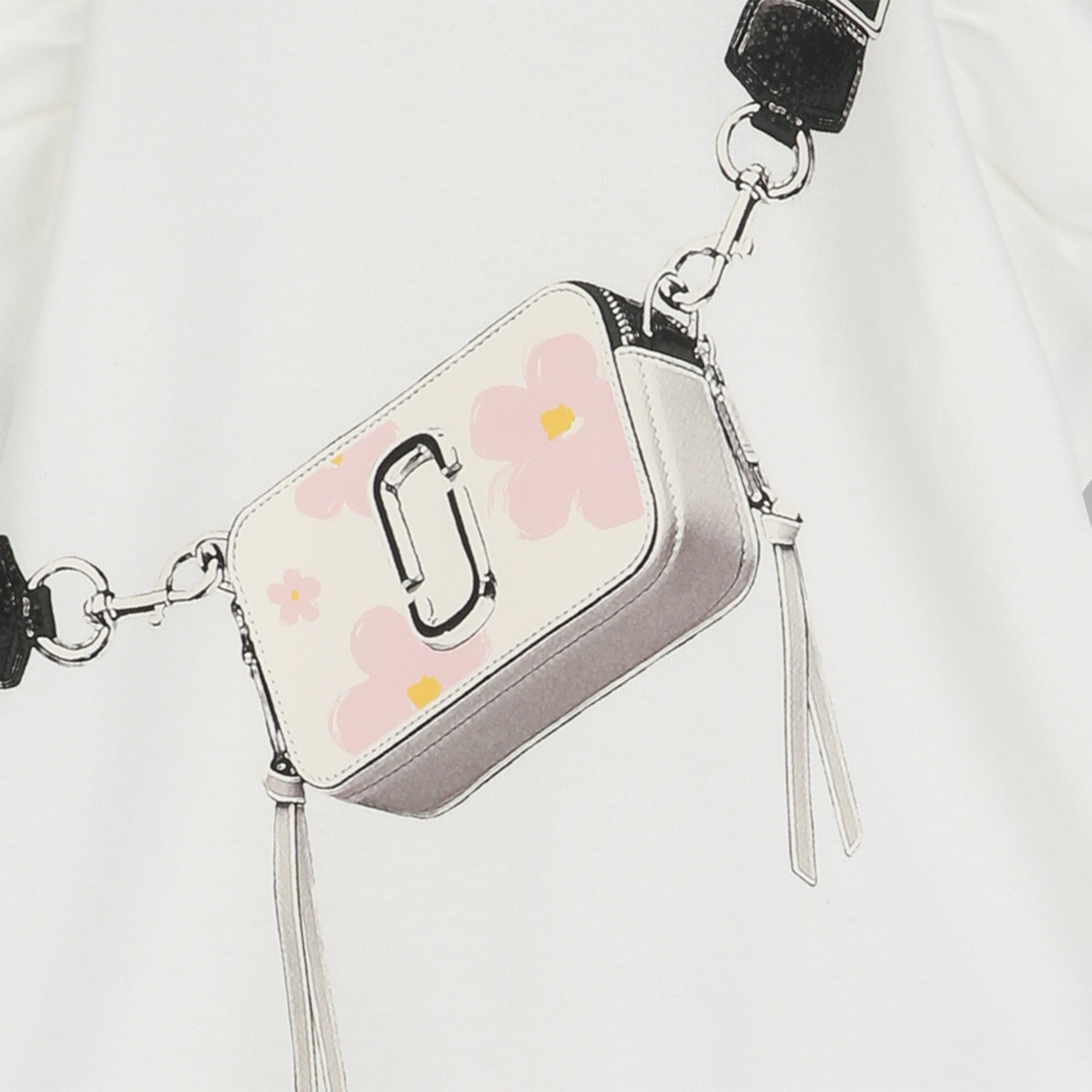 Girls’ Ruffled Sleeve Dress with Bag Print The Marc Jacobs