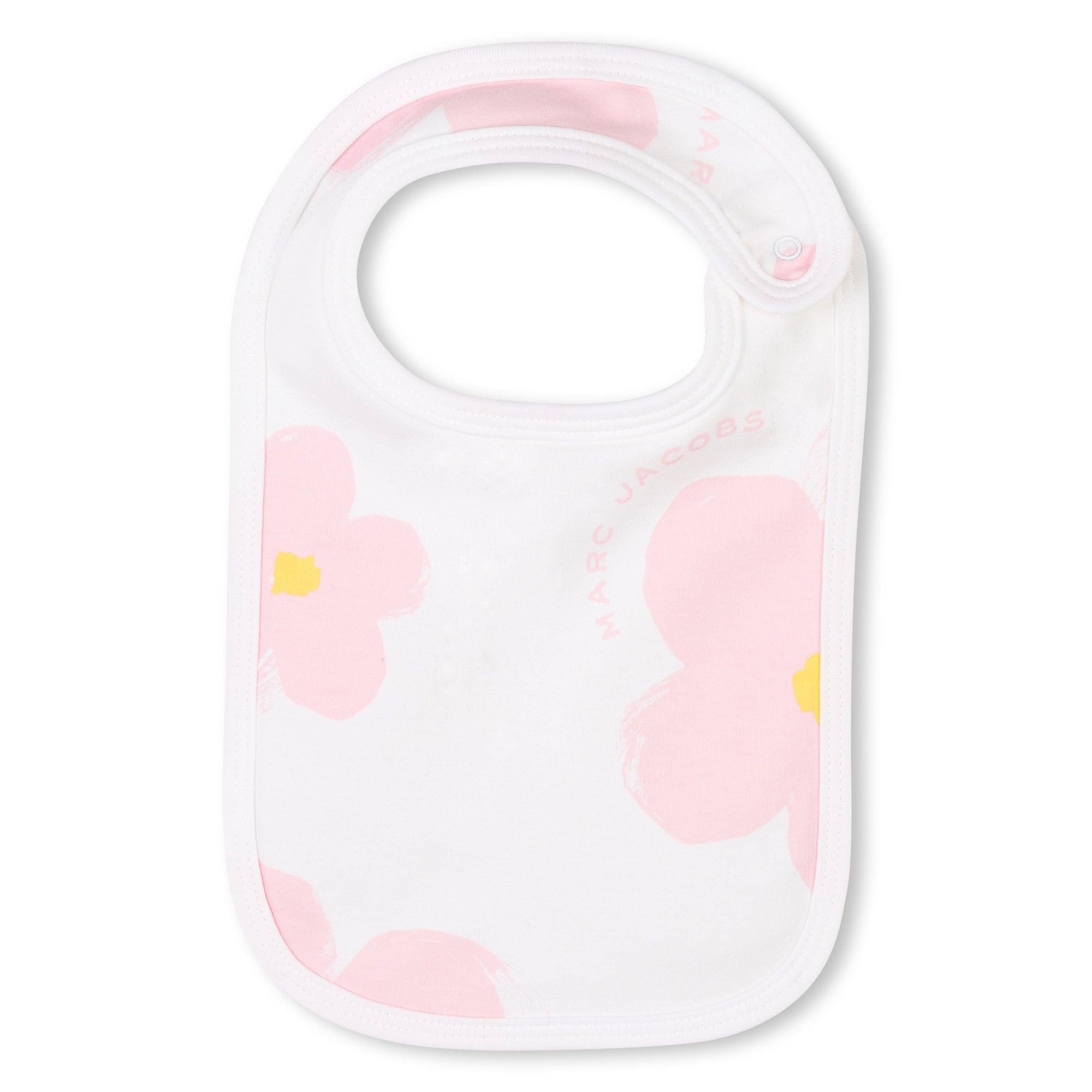 Floral Baby Sleepsuit Set with Bib & Hat