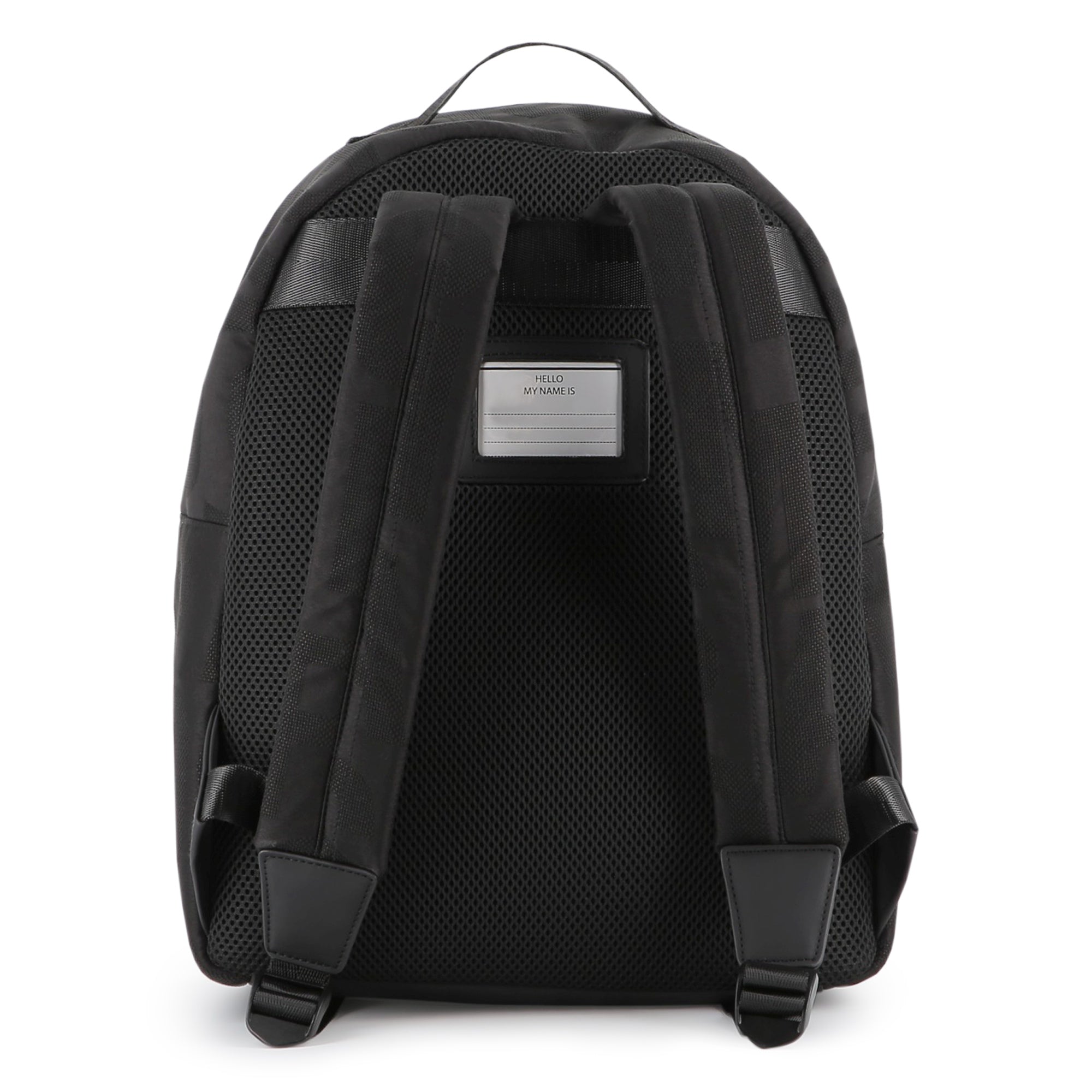 Twill Backpack with Monogram Design and Padded Straps The Marc Jacobs