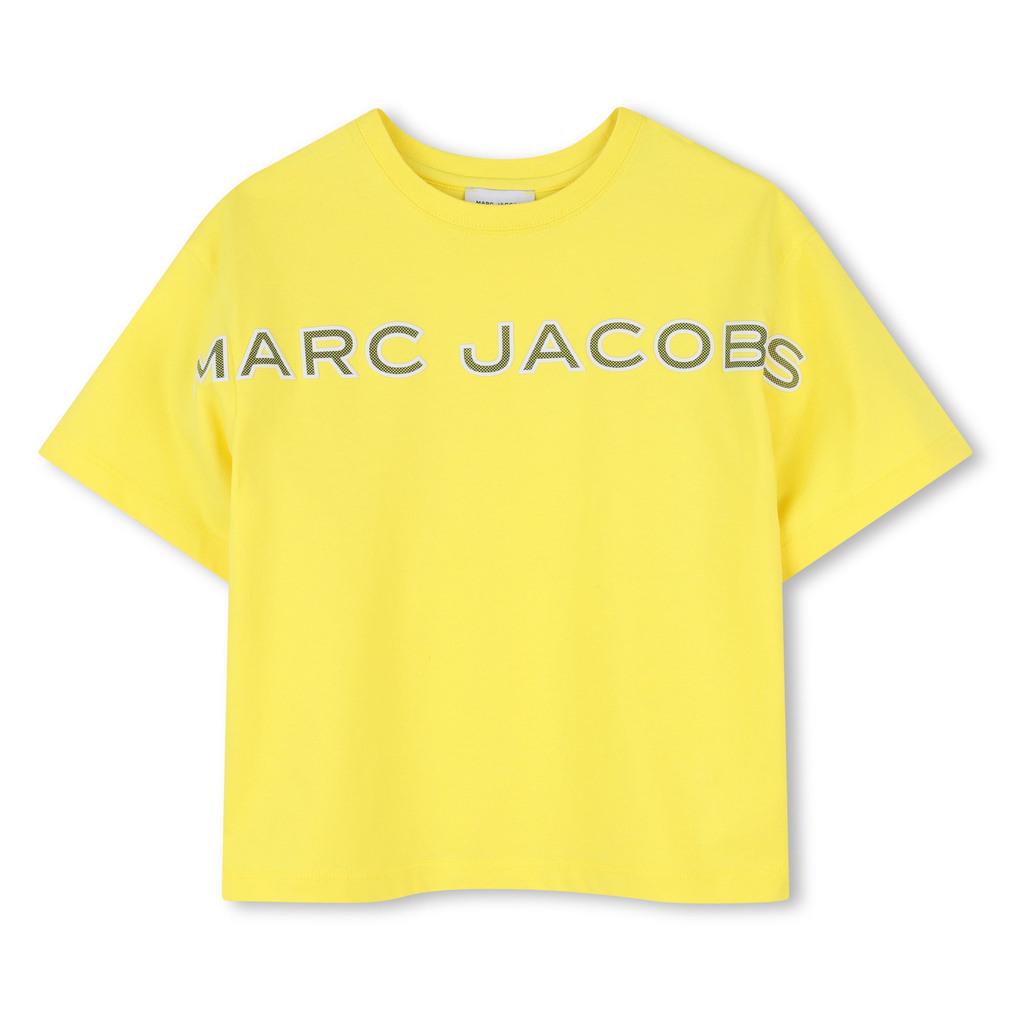Yellow Cotton Logo T Shirt The Marc Jacobs