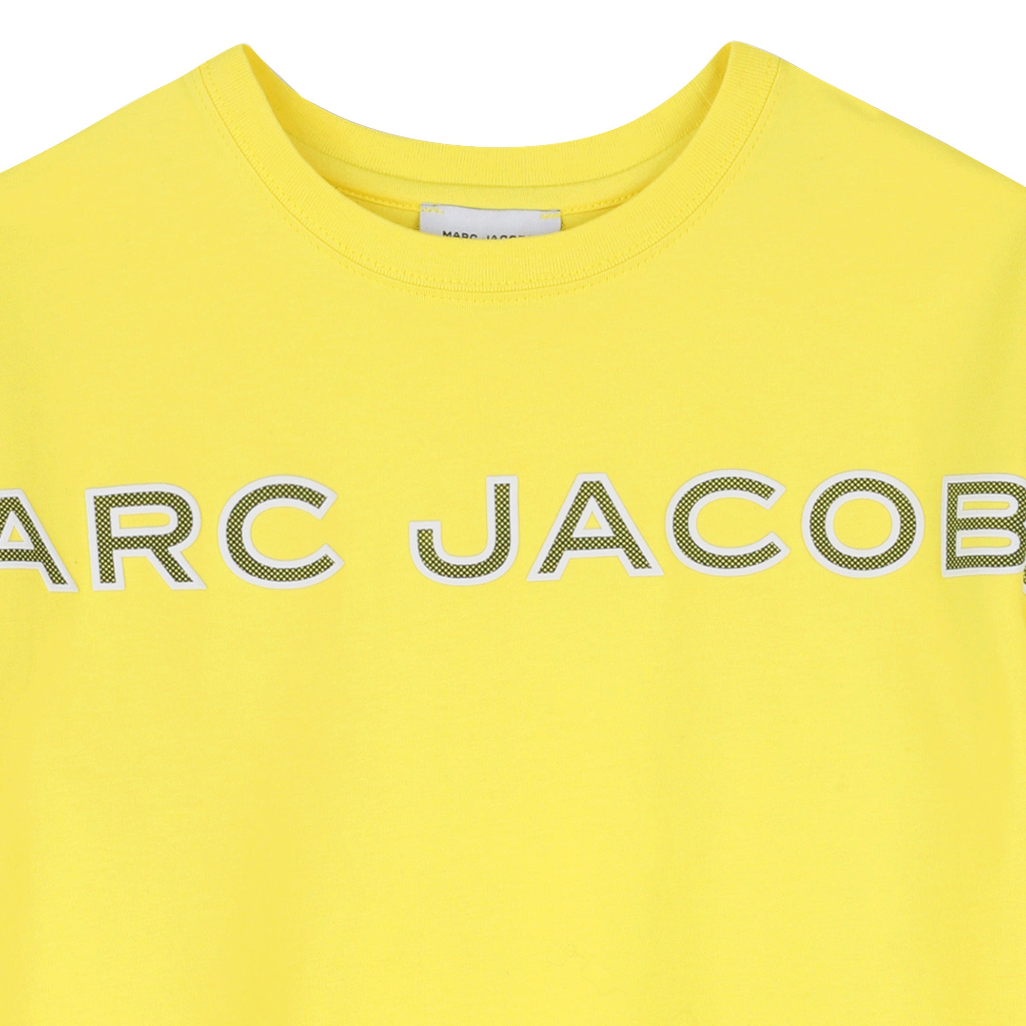 Yellow Cotton Logo T Shirt The Marc Jacobs