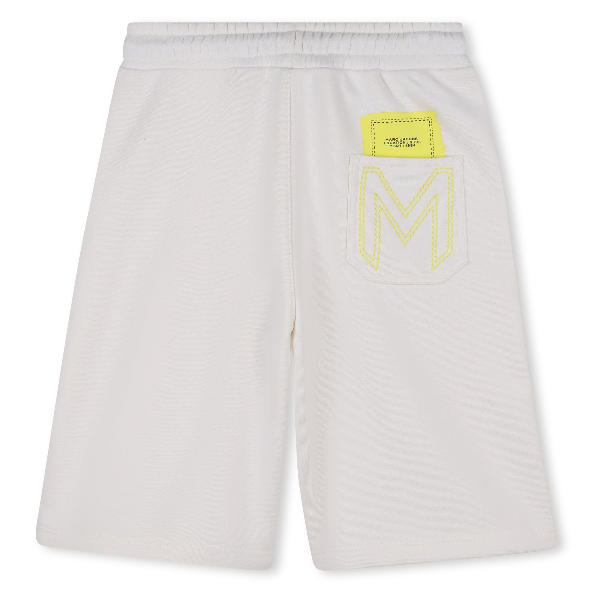 Cream Two Tone Fleece Shorts The Marc Jacobs