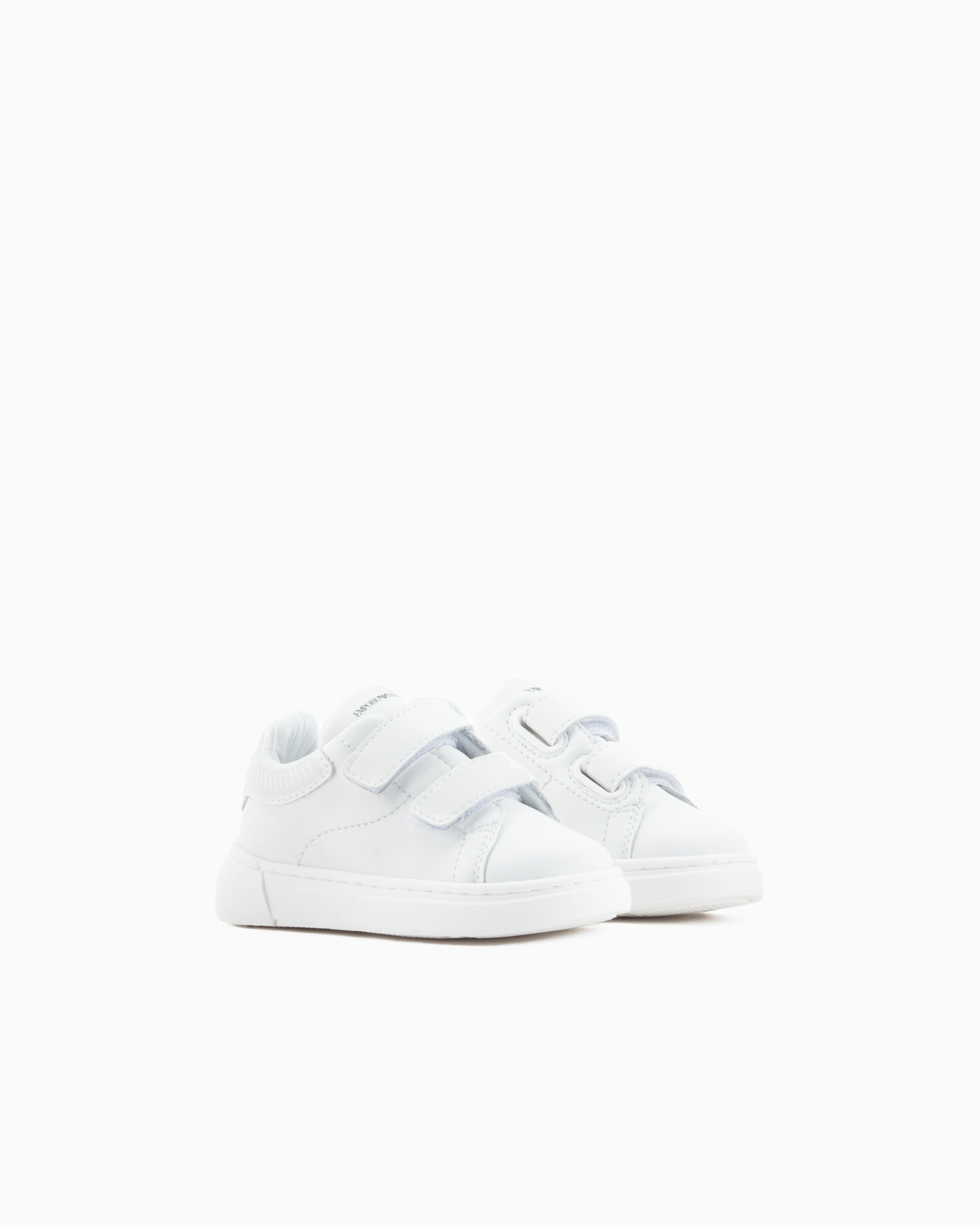 White Velcro Sneaker Emporio Armani