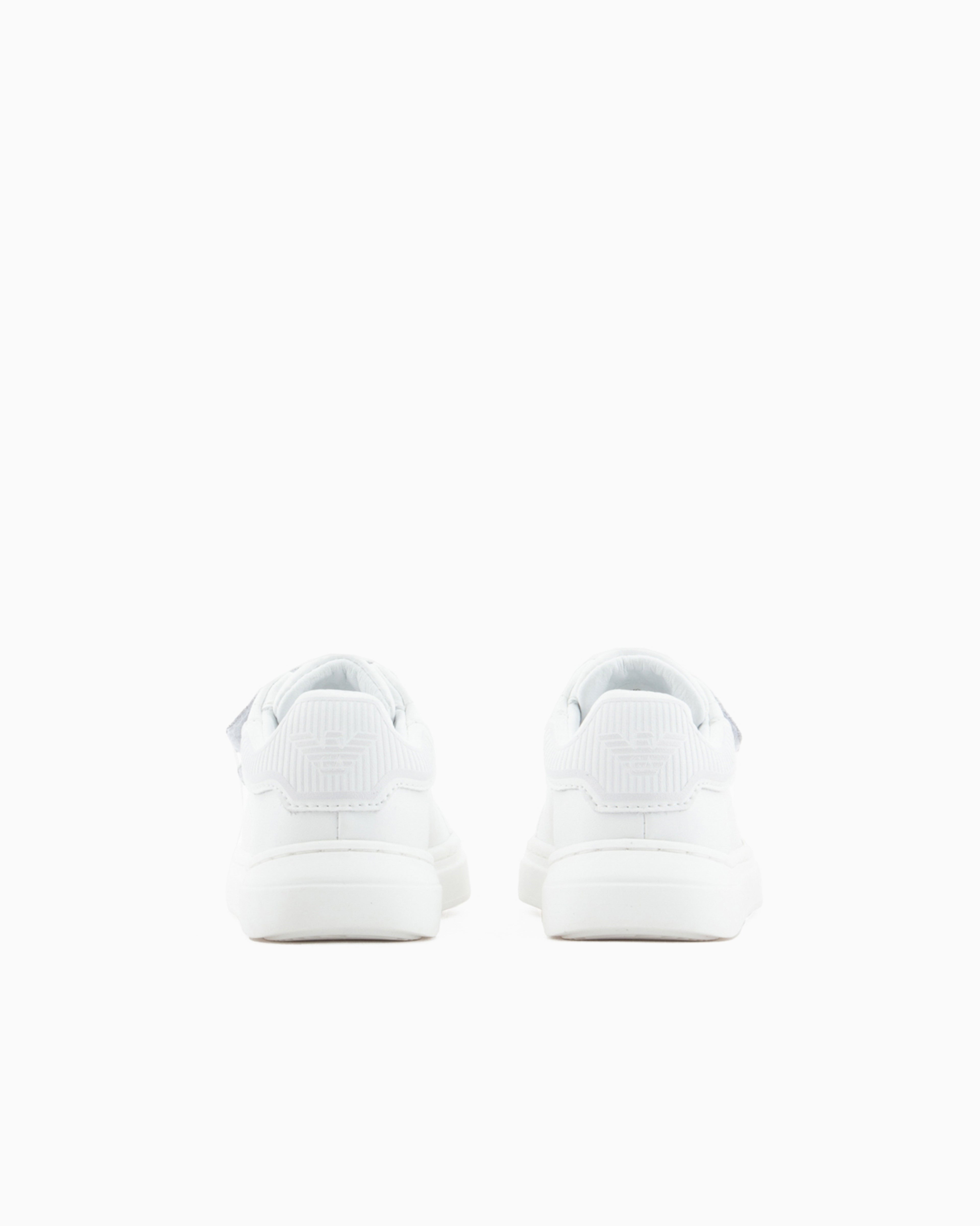 White Velcro Sneaker Emporio Armani