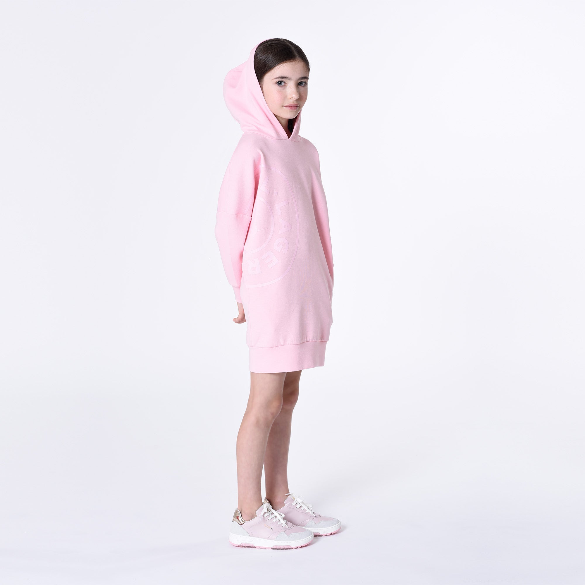 Hooded Sweat Dress Karl Lagerfeld Kids