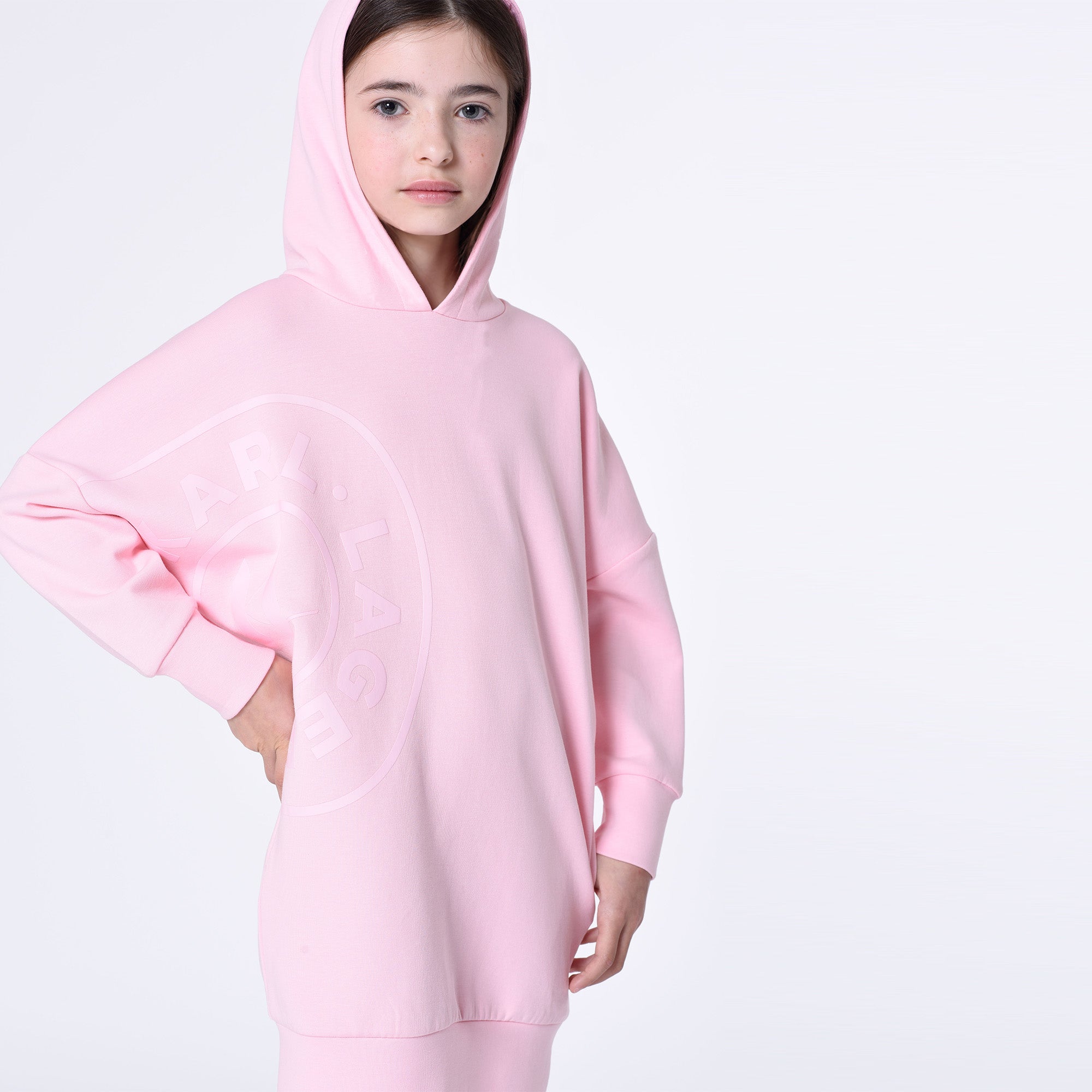 Hooded Sweat Dress Karl Lagerfeld Kids