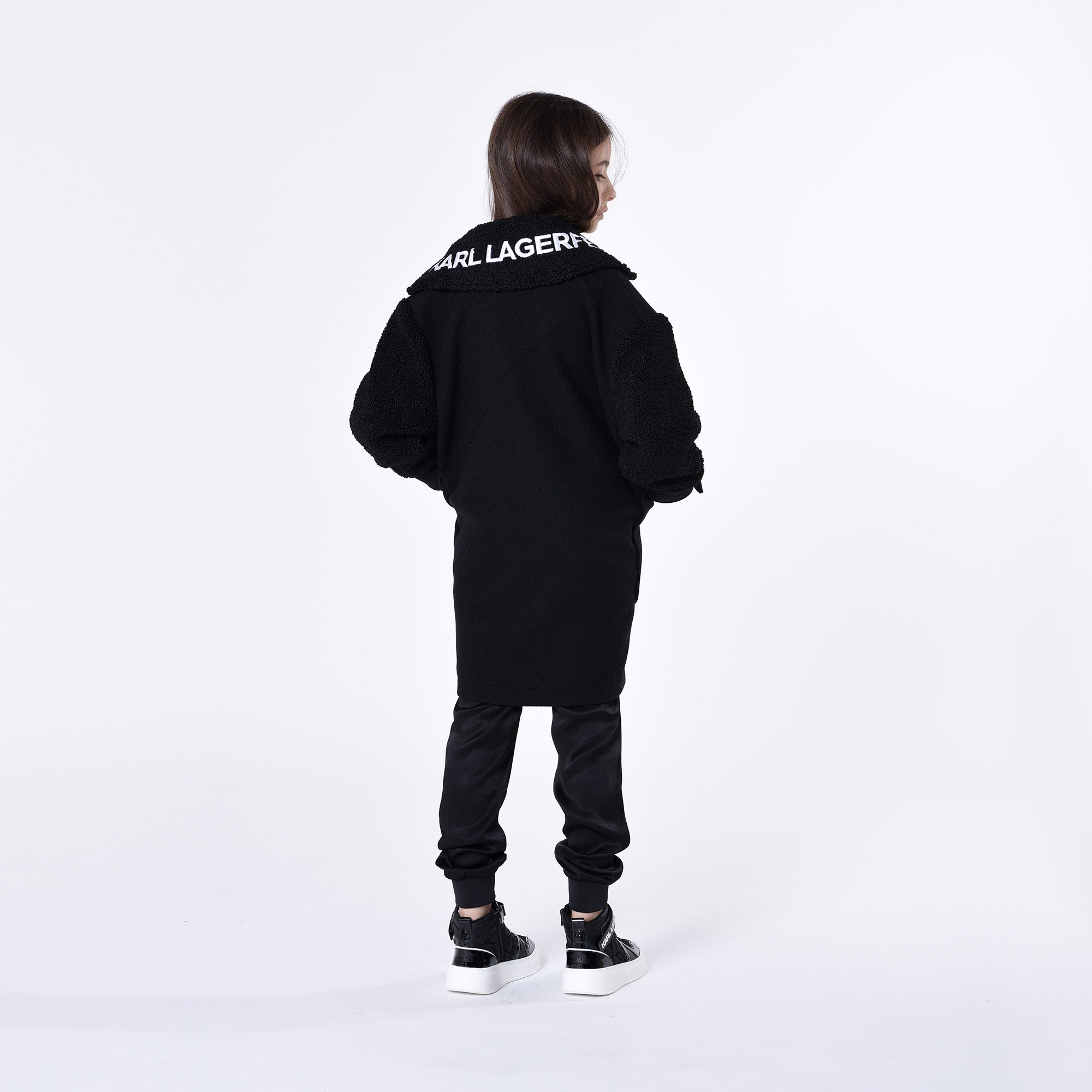 Kids Wool Coat Karl Lagerfeld Kids