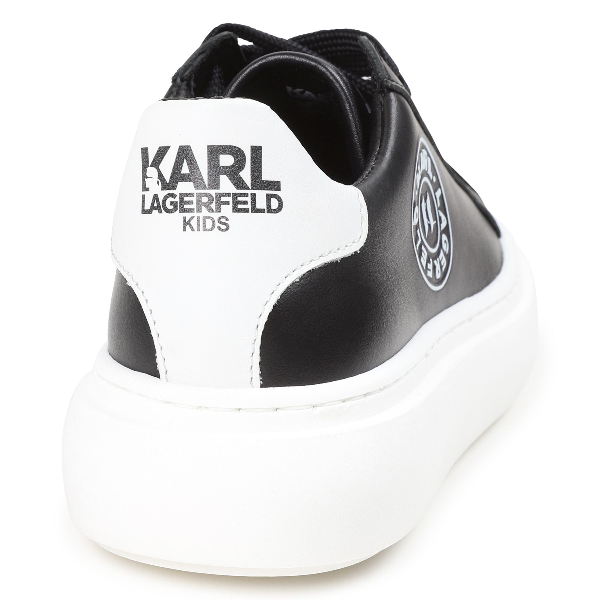 Leather Lace-Up Sneakers Karl Lagerfeld Kids