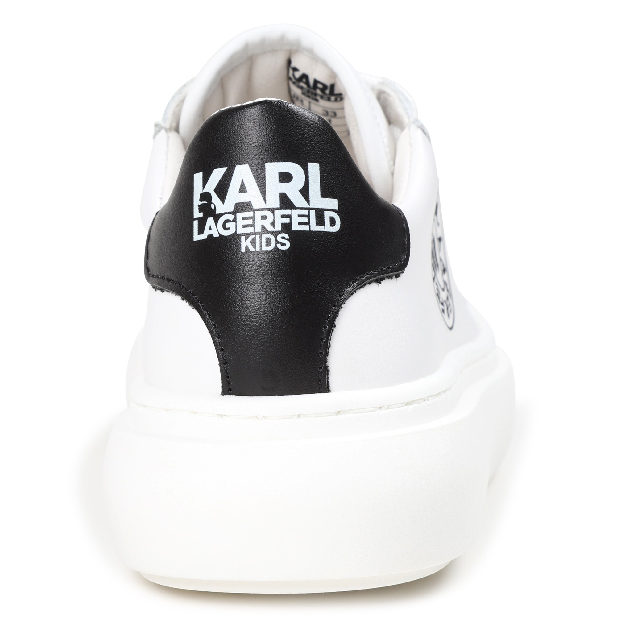 Leather Lace-Up Sneakers Karl Lagerfeld Kids