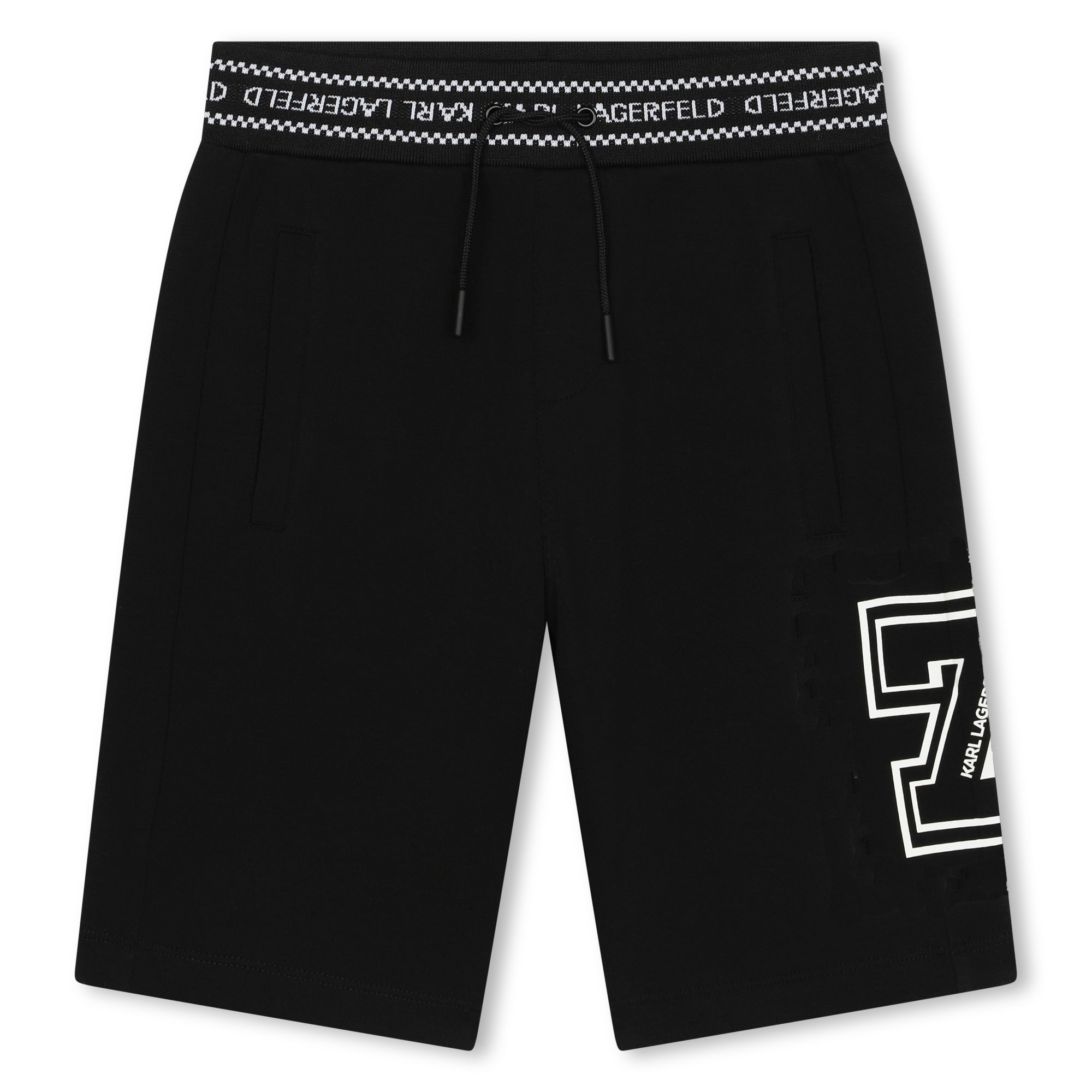 Check Pattern Bermuda Shorts Karl Lagerfeld Kids