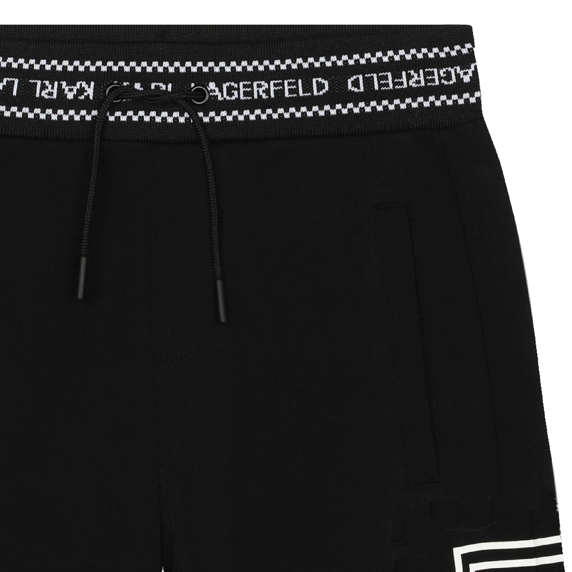Check Pattern Bermuda Shorts Karl Lagerfeld Kids