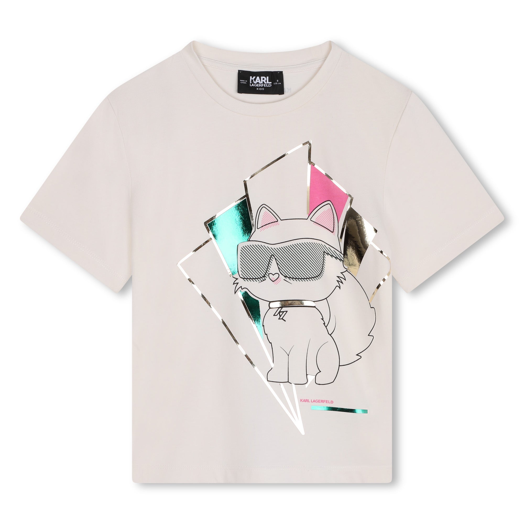 Choupette Illustration Tee-Shirt Karl Lagerfeld Kids