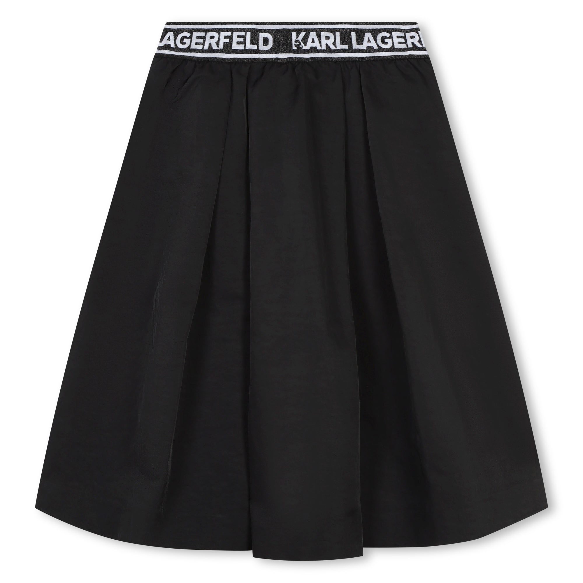 Midi Length Logo Jacquard Skirt