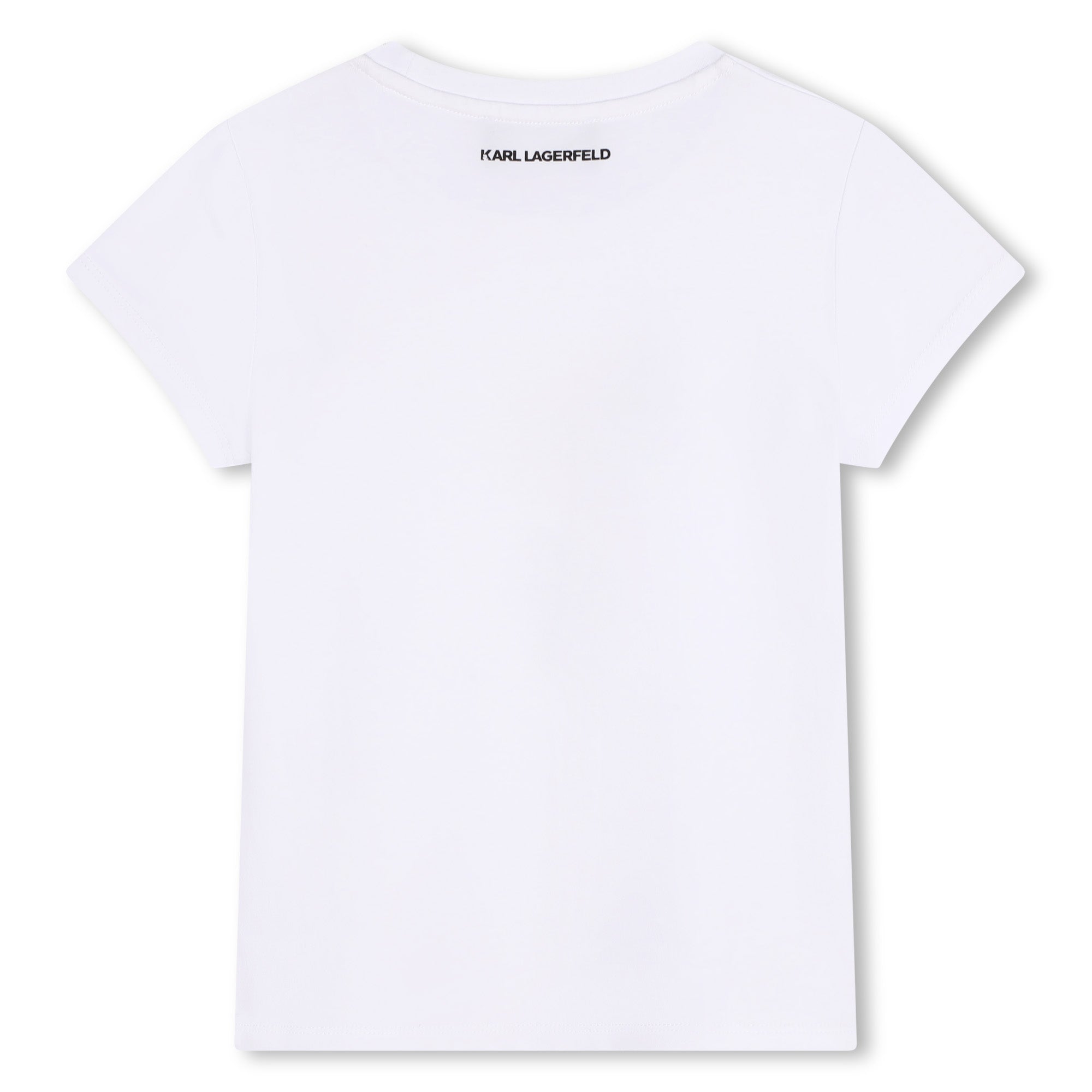 Choupette Short Sleeves Tee-Shirt Karl Lagerfeld Kids