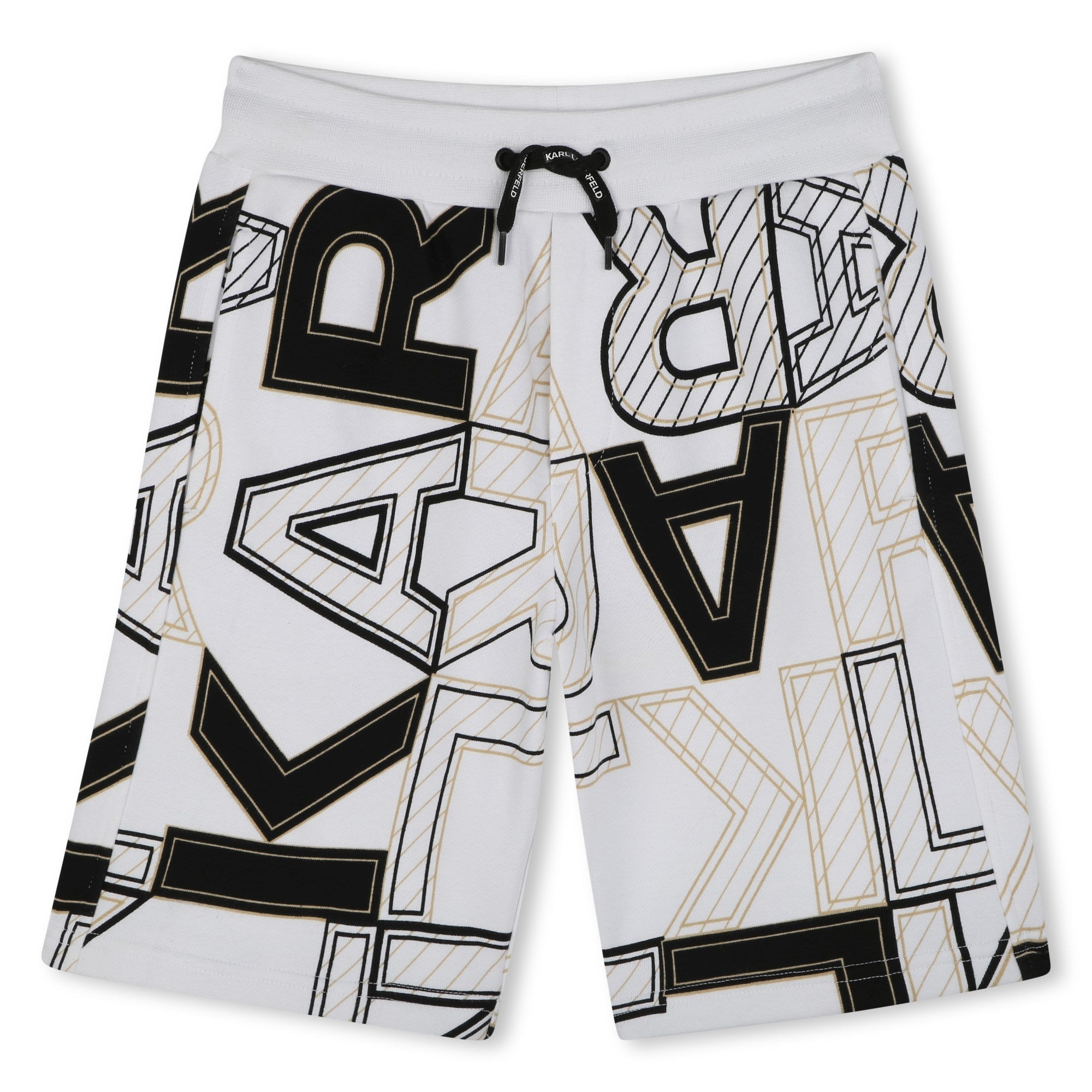 Graphic Print Bermuda Shorts for Kids Karl Lagerfeld Kids