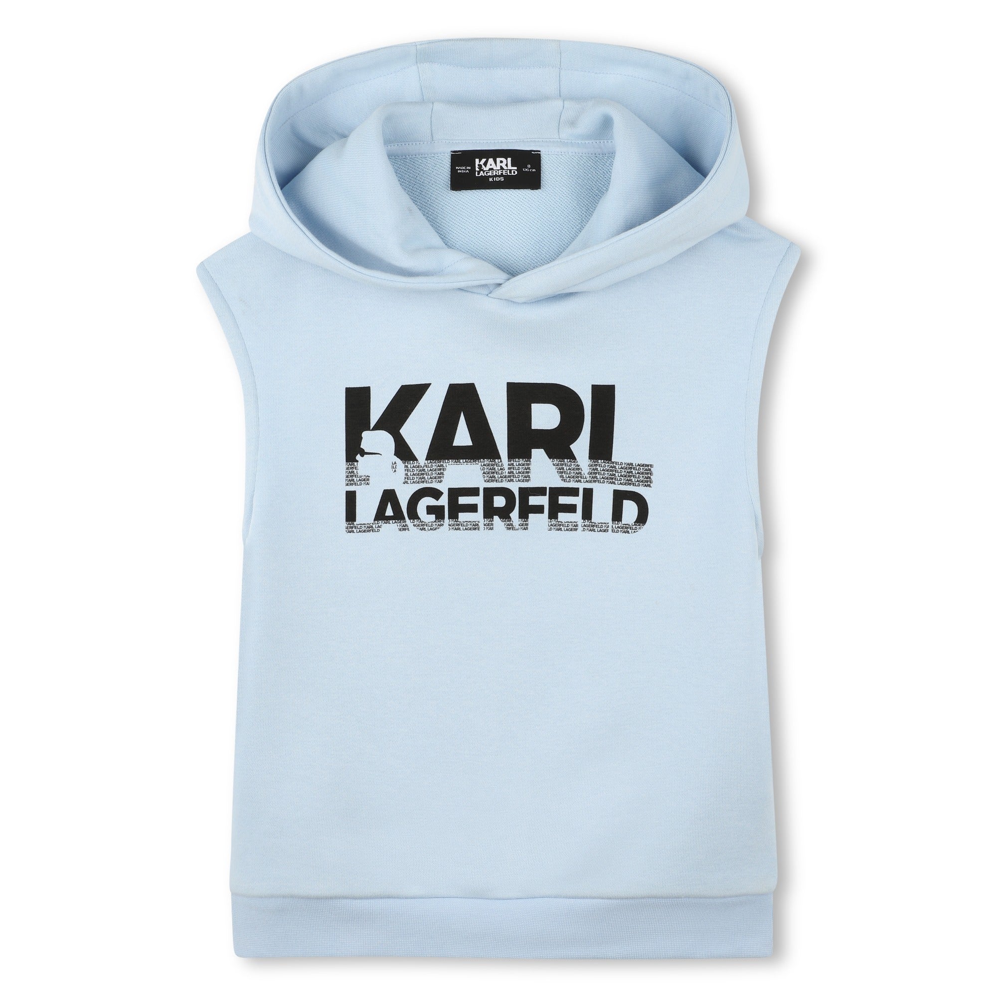 Sleeveless Hooded Sweatshirt for Kids Karl Lagerfeld Kids