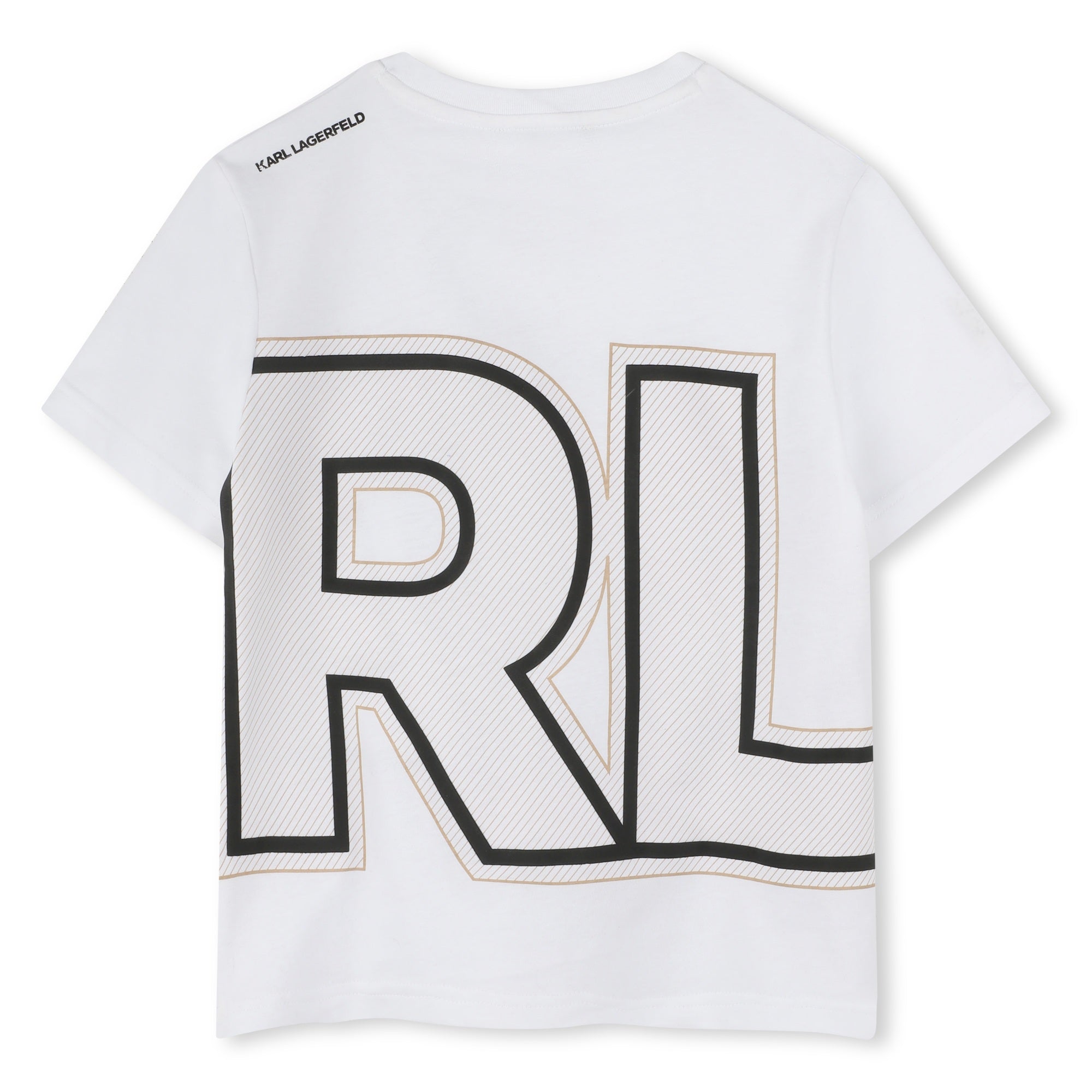 Bold Logo T-Shirt for Kids Karl Lagerfeld Kids