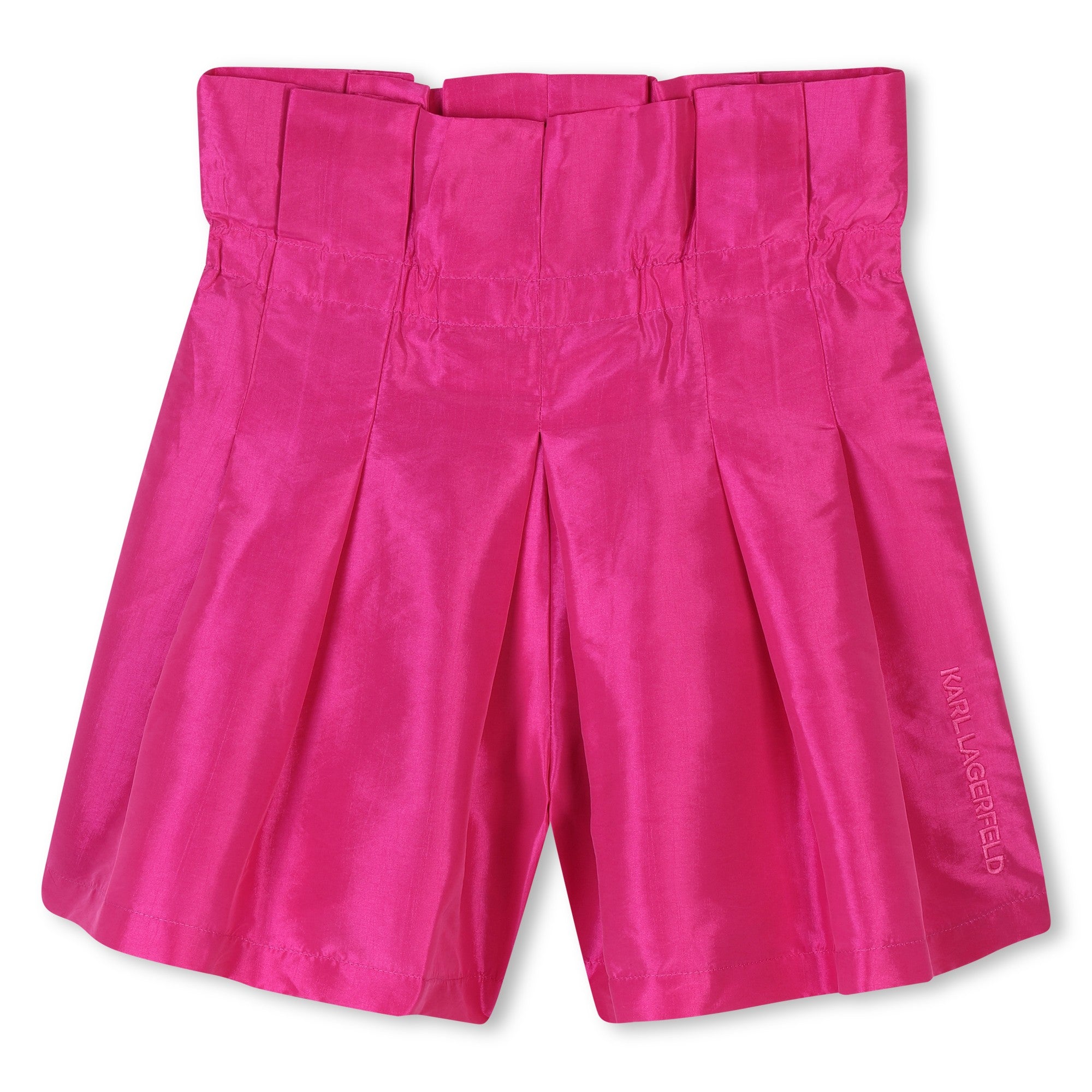 Elegant Pleated Ceremony Shorts Karl Lagerfeld Kids