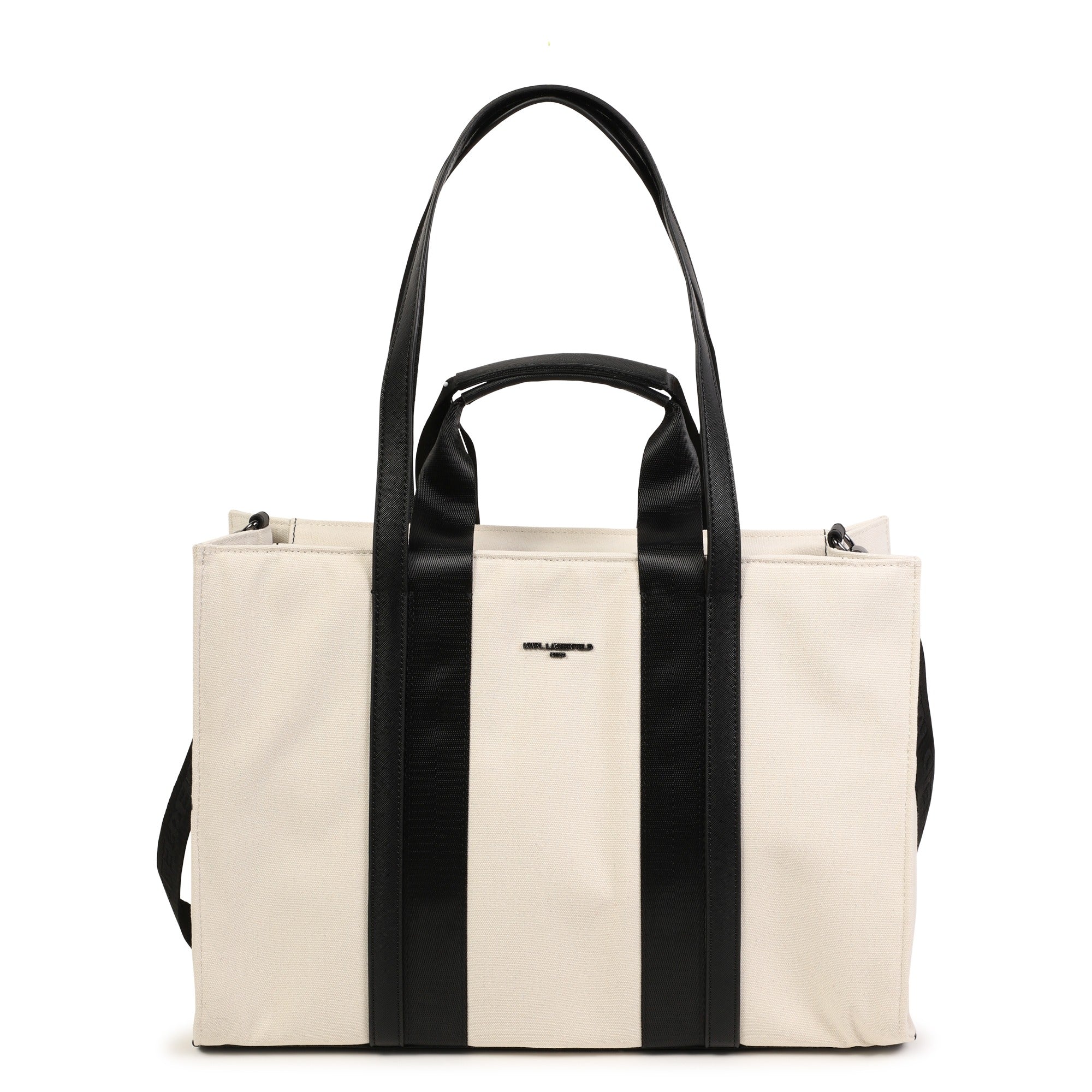 Designer Canvas Changing Bag with Karl & Choupette Badge