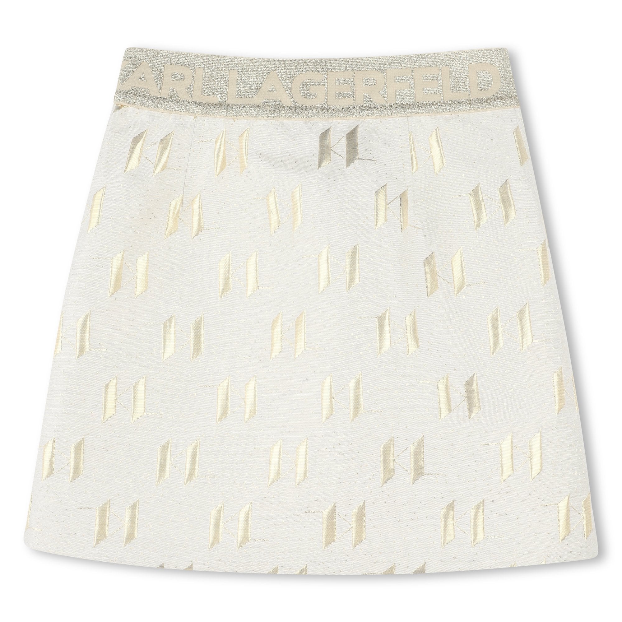 Jacquard A-Line Skirt Karl Lagerfeld Kids