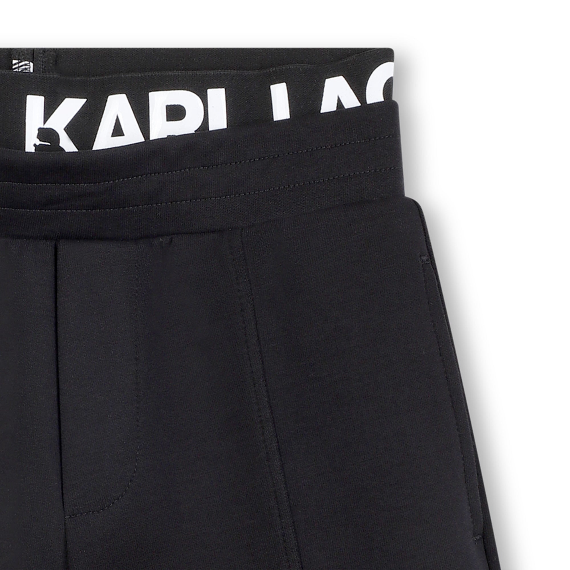 Bermuda Shorts with Branded Waistband Karl Lagerfeld Kids