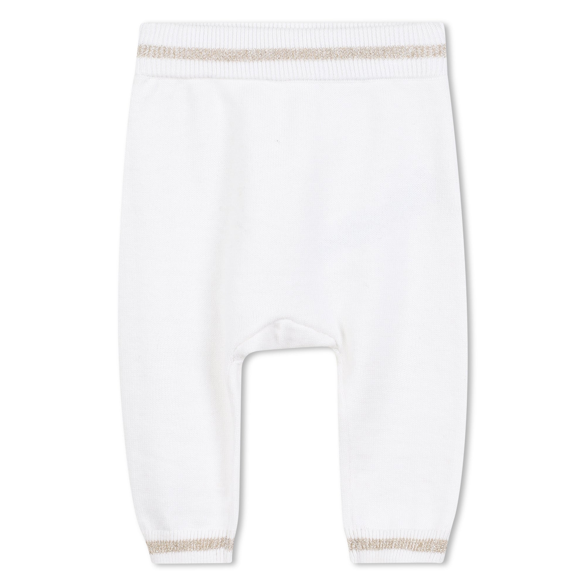 Baby Knitted Sweater and Leggings Set with Gold Signature Detail Karl Lagerfeld Kids