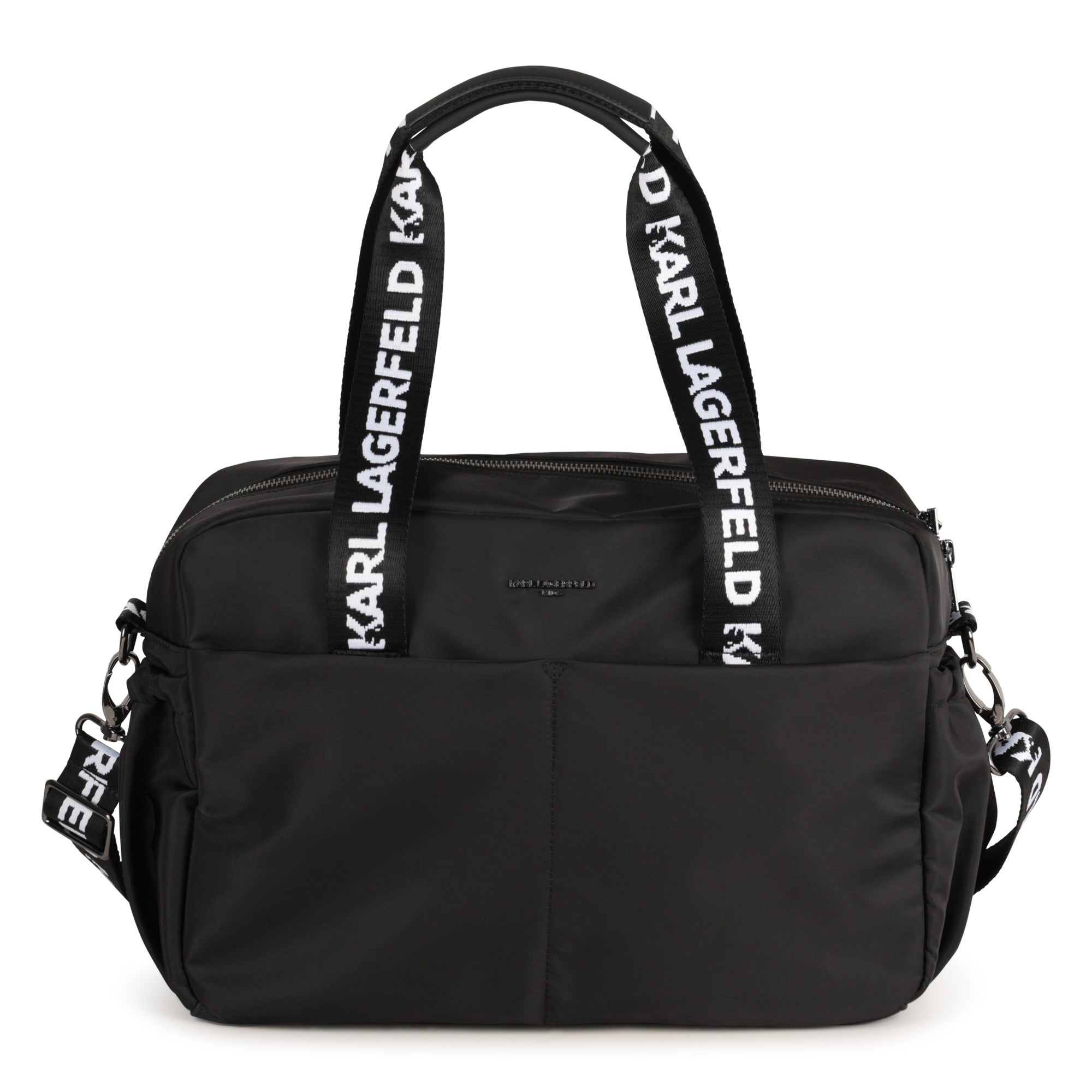 Black Changing Bag with Karl and Choupette Badges
