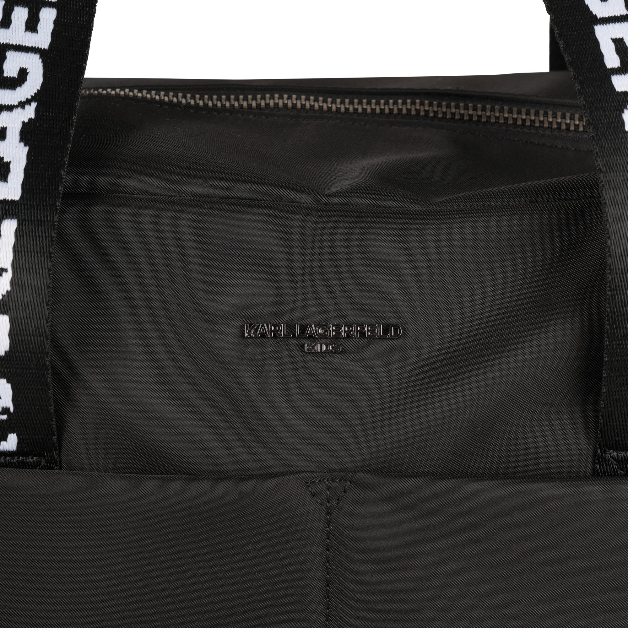 Black Changing Bag with Karl and Choupette Badges