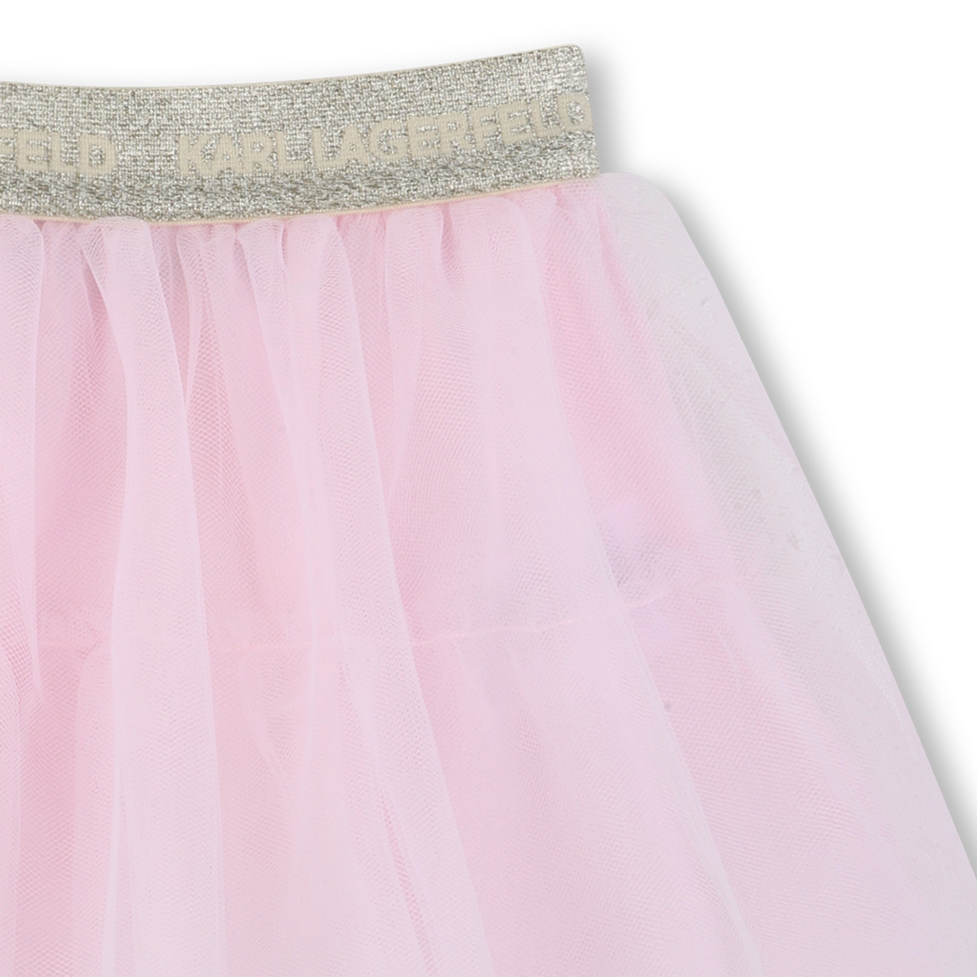 Sweatshirt & Skirt Set in Pale Pink Karl Lagerfeld Kids