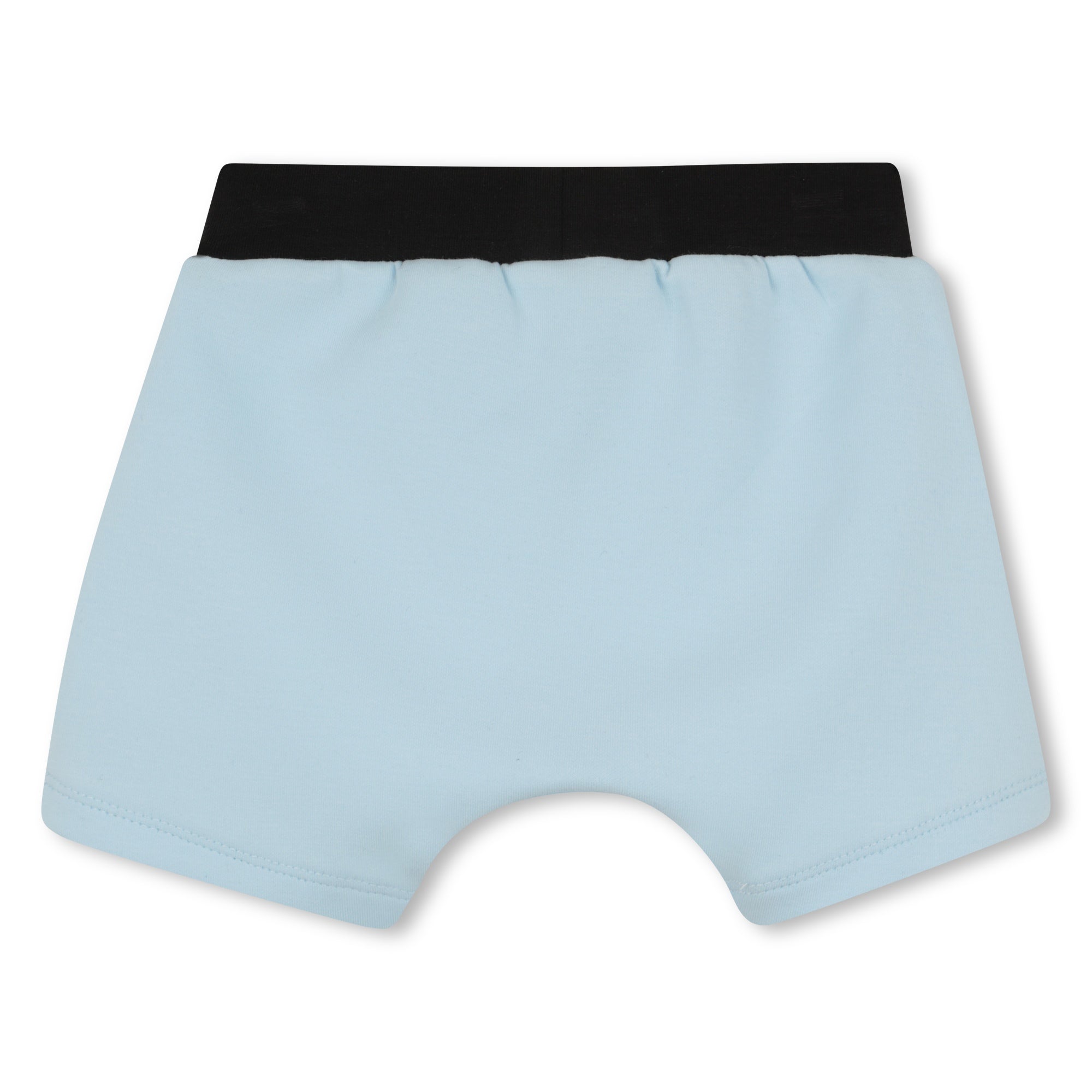 Polo Shirt & Short Set in White and Light Blue Karl Lagerfeld Kids