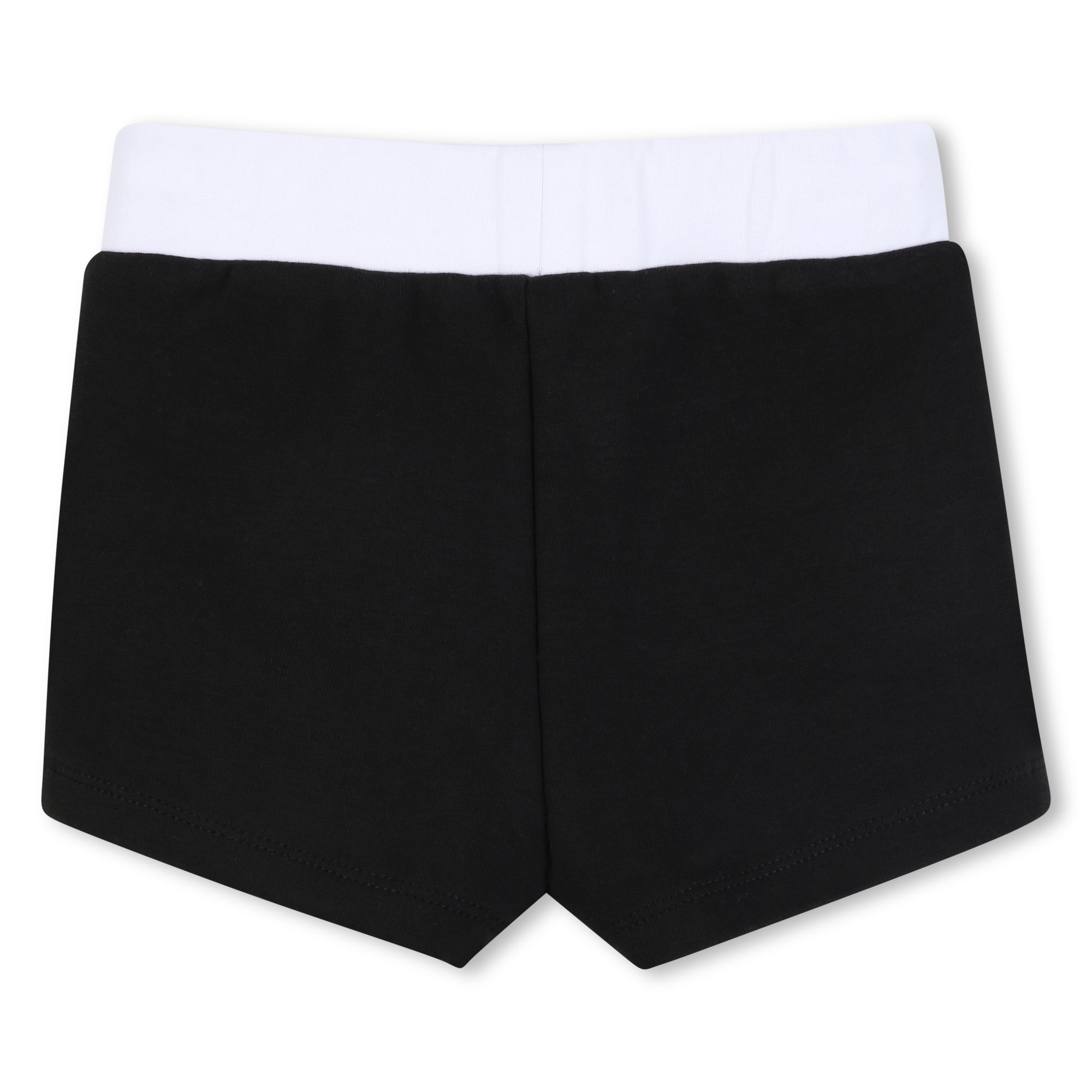 Cardigan, T-Shirt & Shorts 3-Piece Set in Black and White Karl Lagerfeld Kids