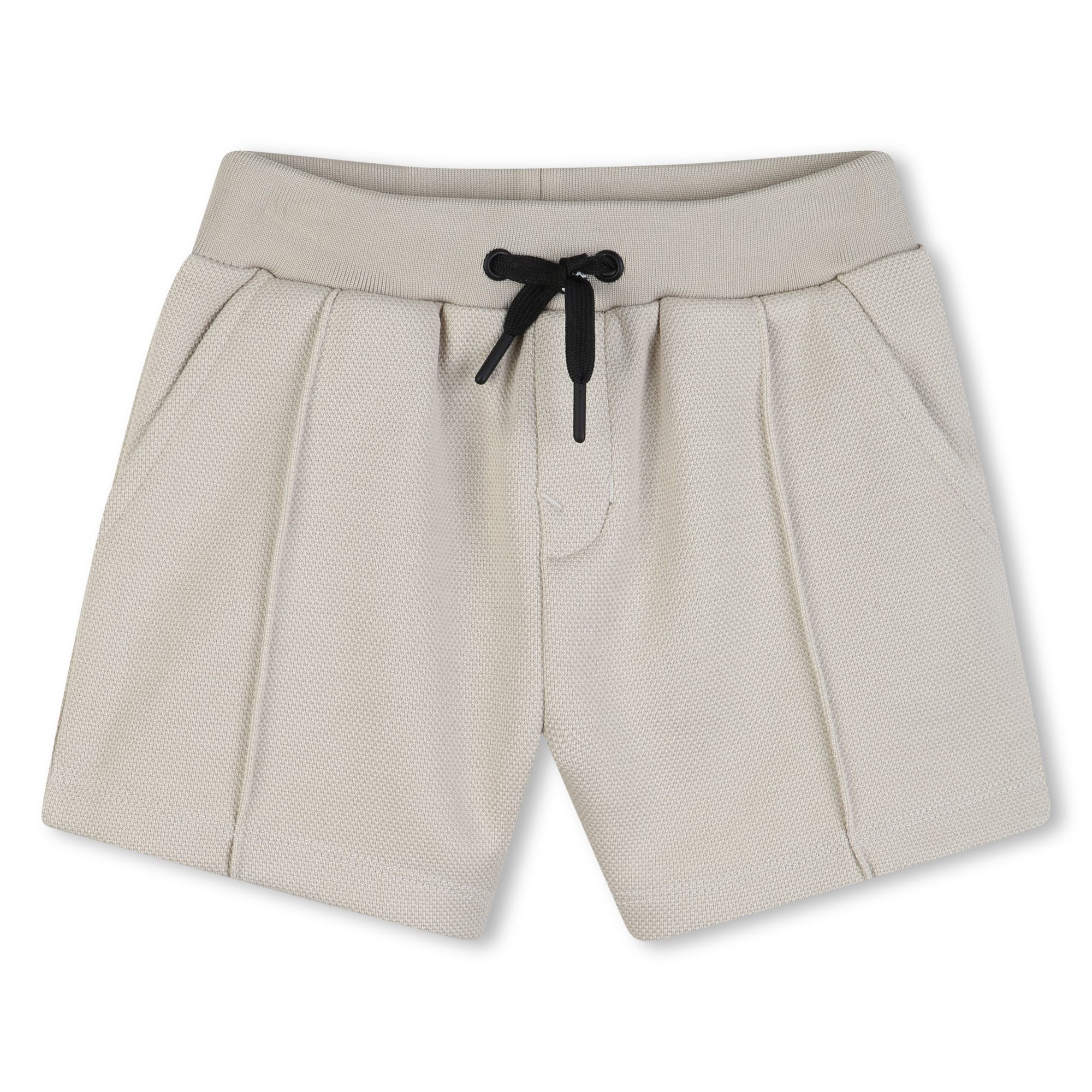 Polo Shirt & Shorts Set in White and Black Karl Lagerfeld Kids