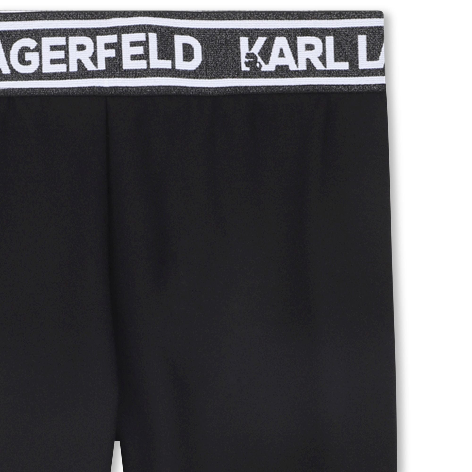 Leggings in Black Milano Karl Lagerfeld Kids