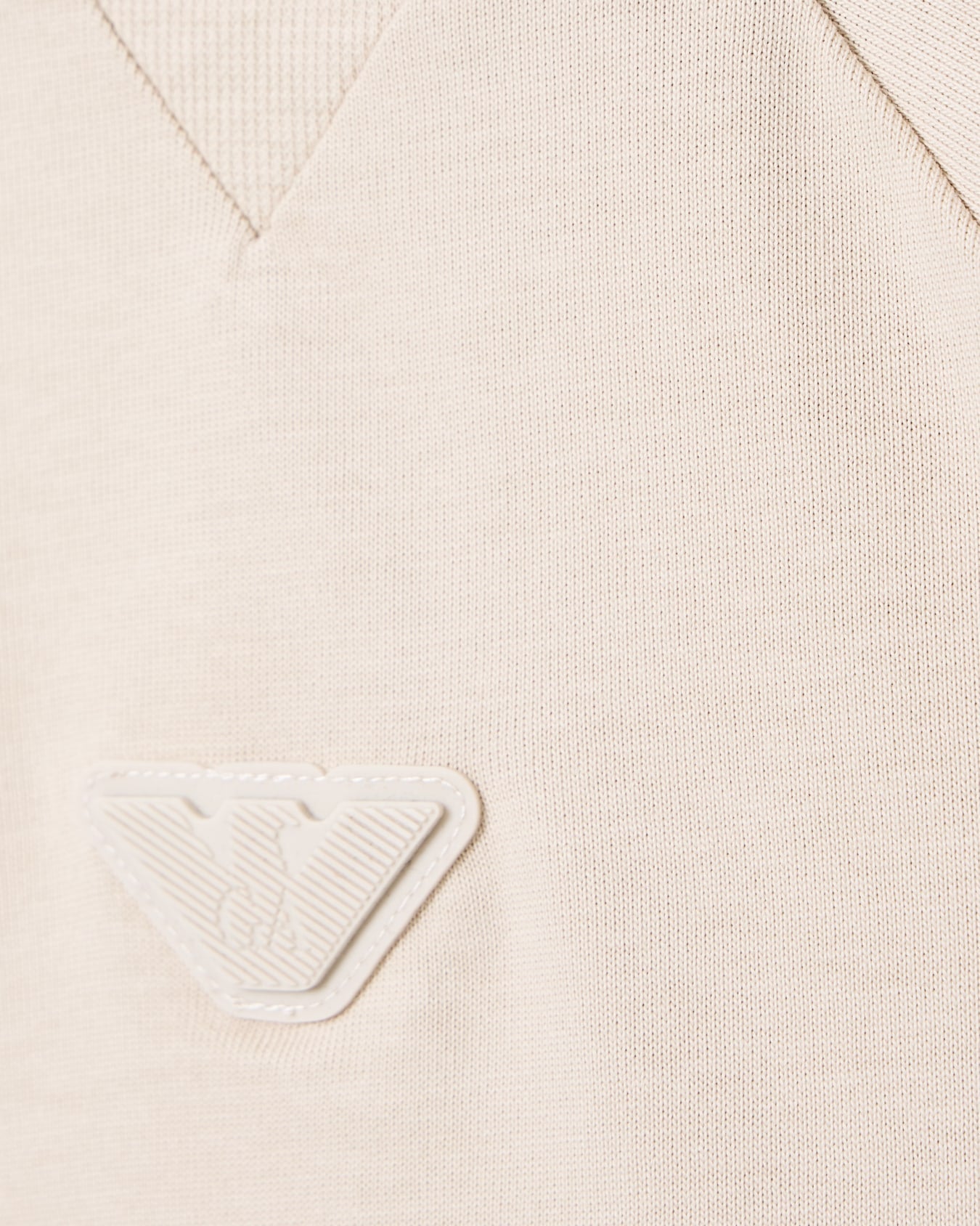 Heavy Jersey Micro Patch Eagle T-Shirt Emporio Armani