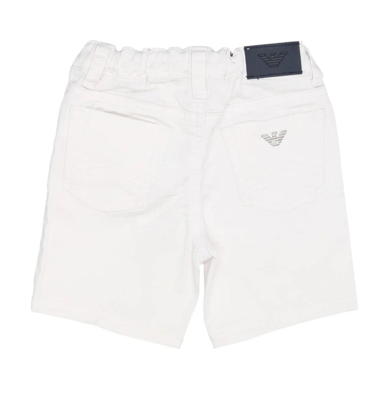 White Chino Short Emporio Armani