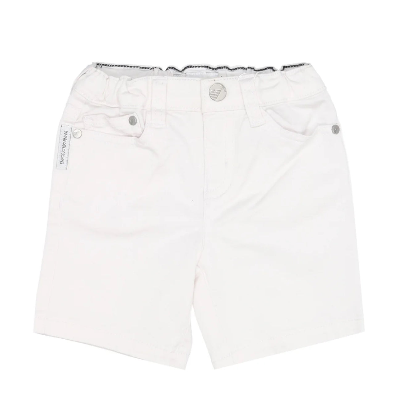 White Chino Short Emporio Armani
