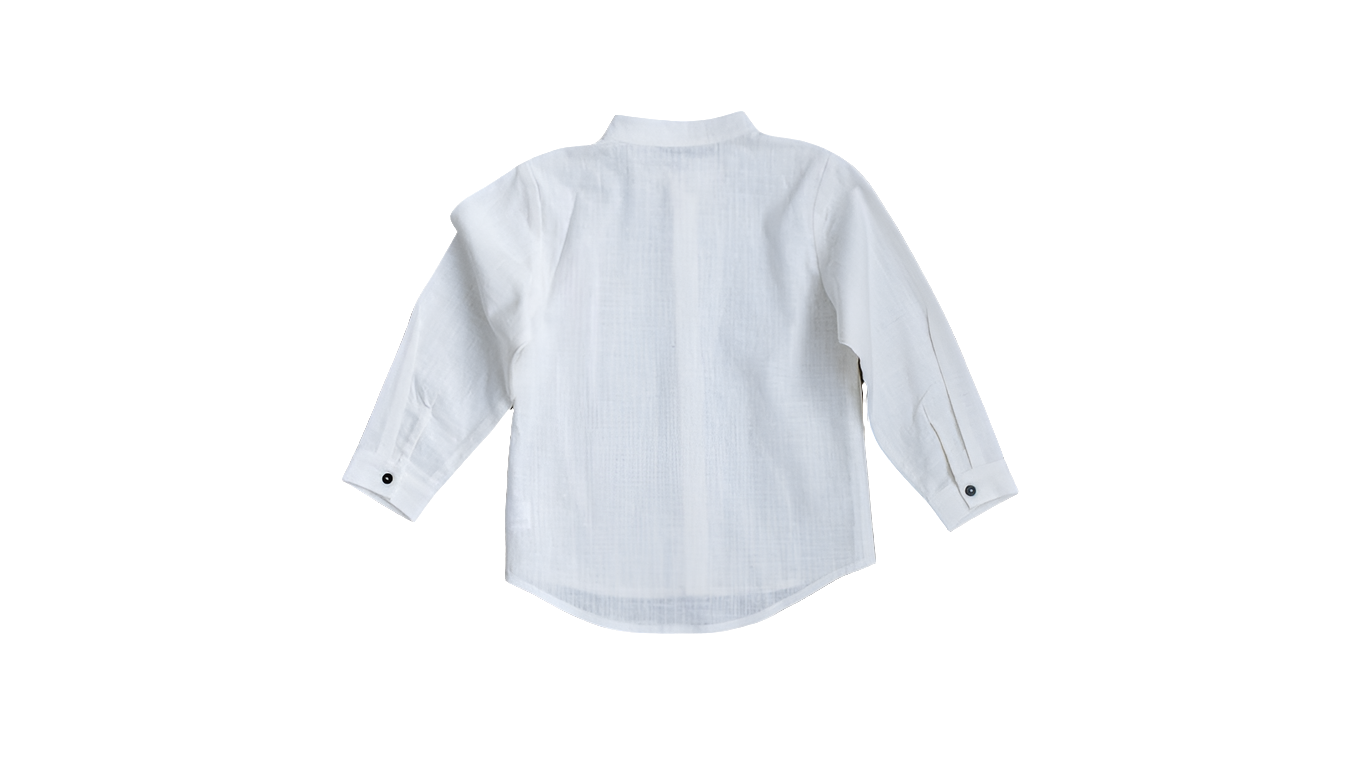 Capo Long Sleeve Shirt – Bianco