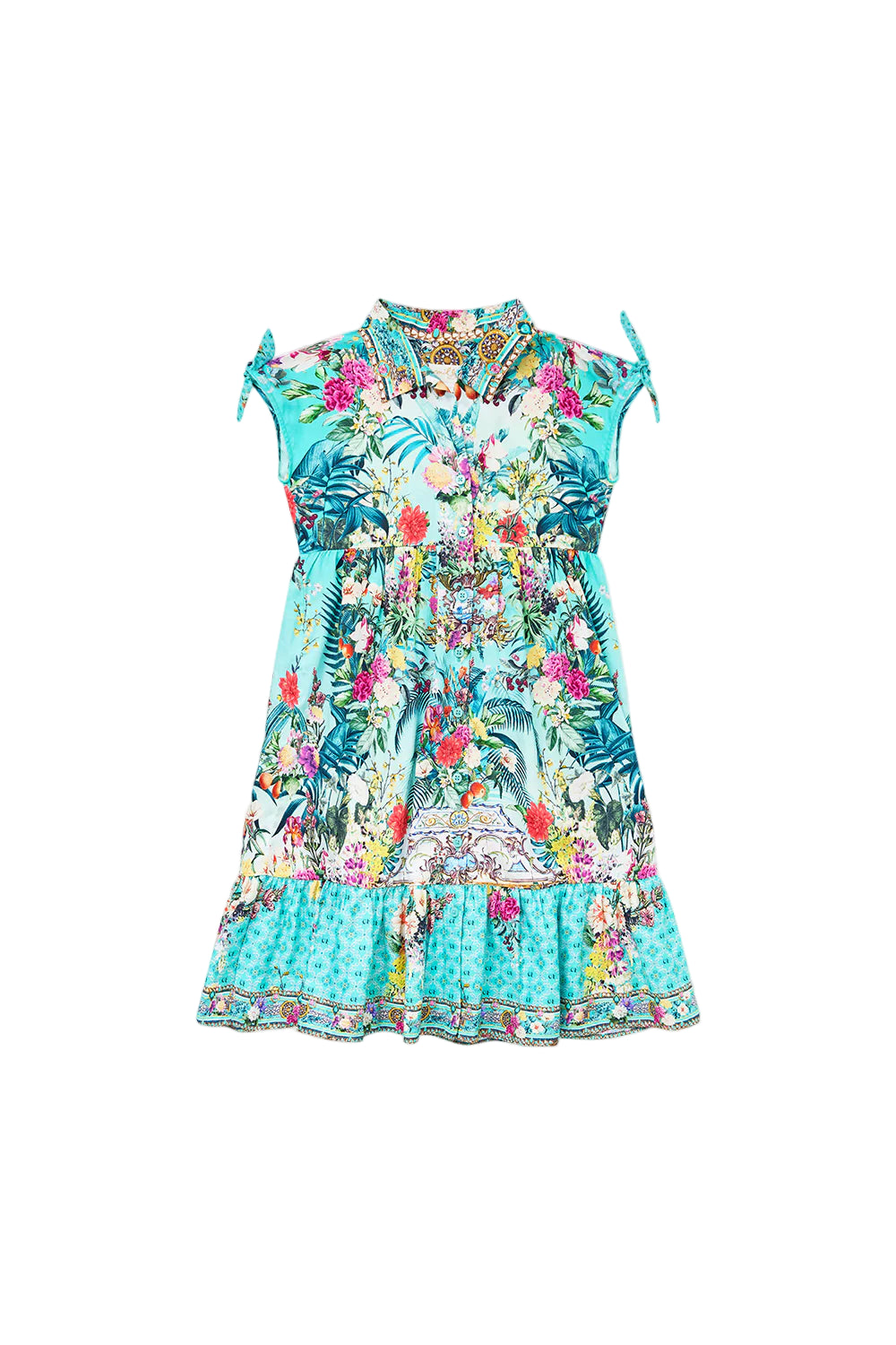 Gardens Of Queluz Button Through Dress 4-10