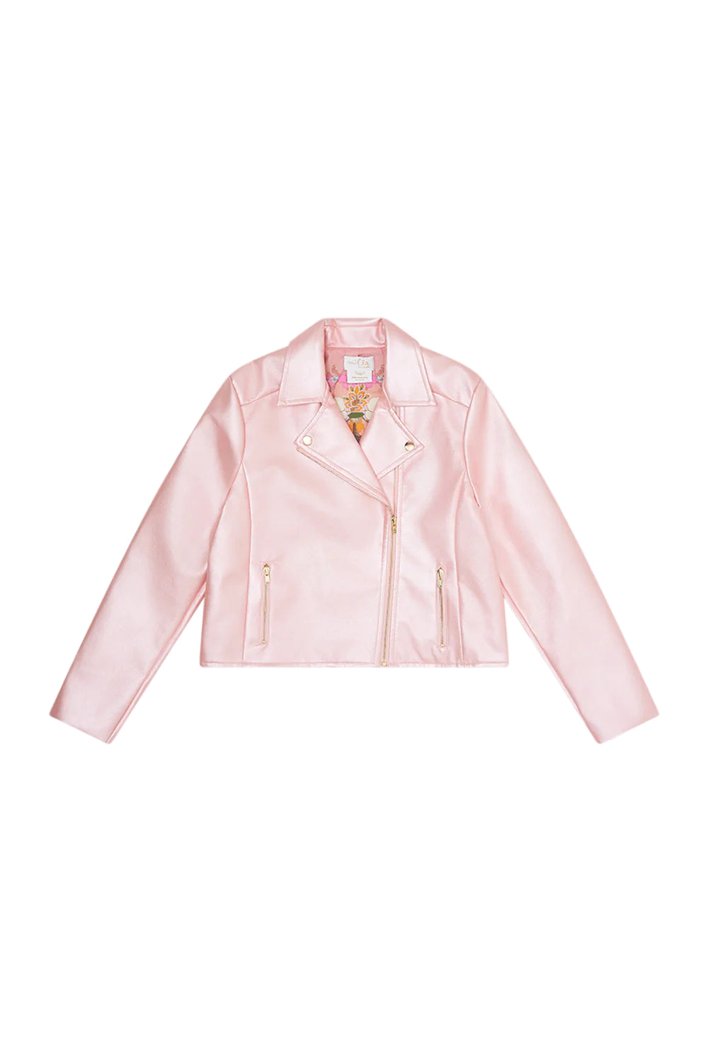 Kids Vegan Leather Biker Jacket