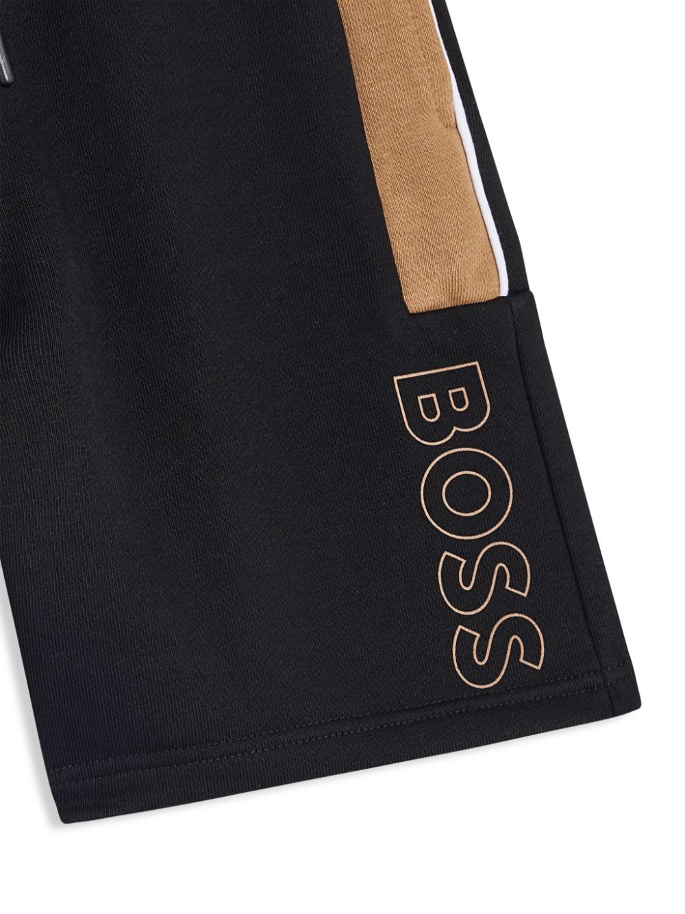 Logo-Print Cotton-Blend Track Shorts Hugo Boss