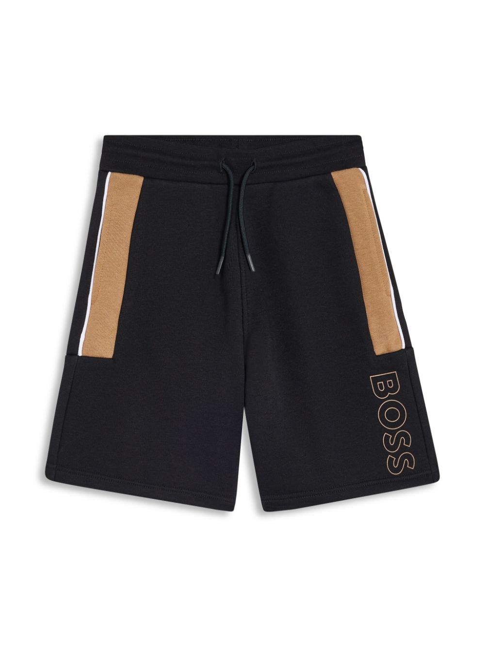 Logo-Print Cotton-Blend Track Shorts Hugo Boss