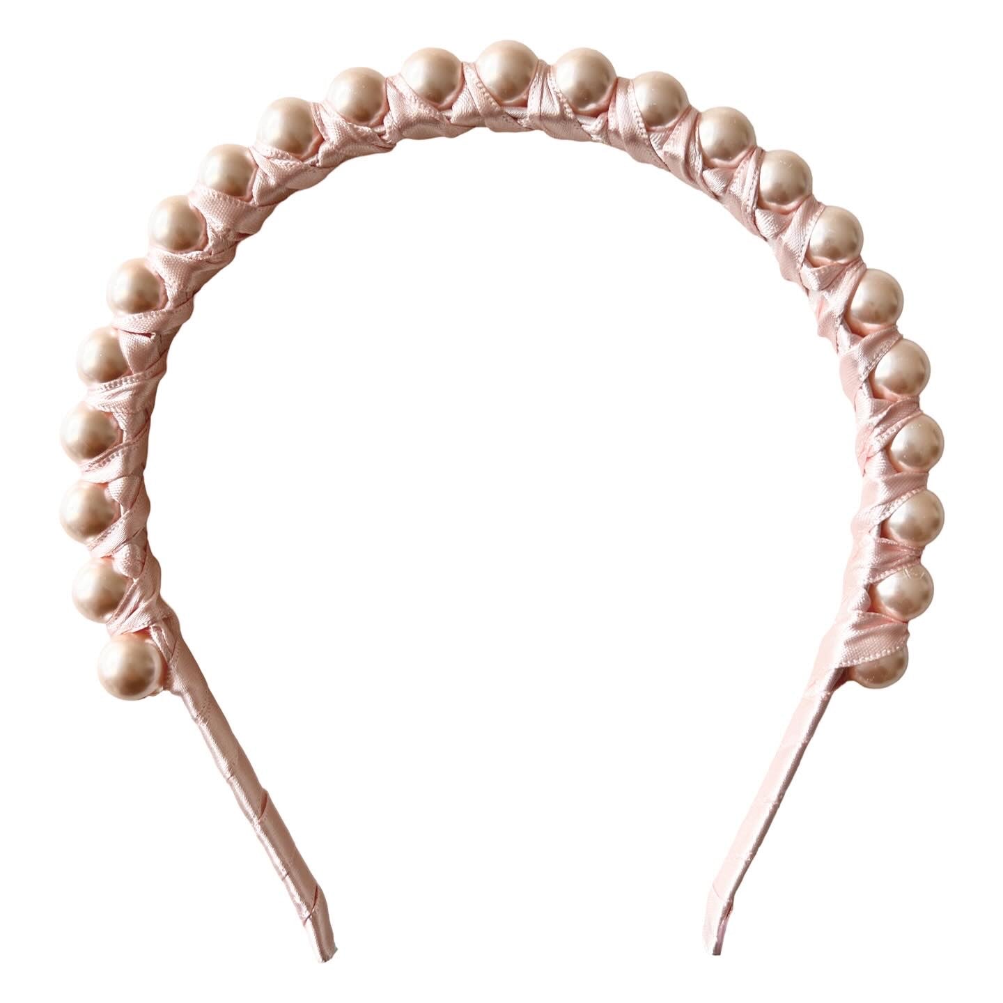 Pearl Headband Child by petalsINK