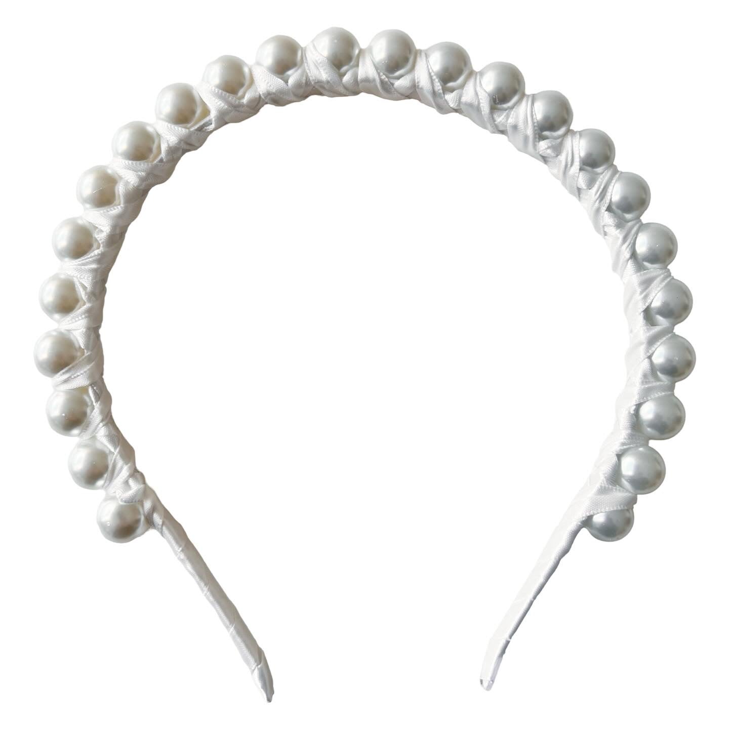 Pearl Headband Child by petalsINK