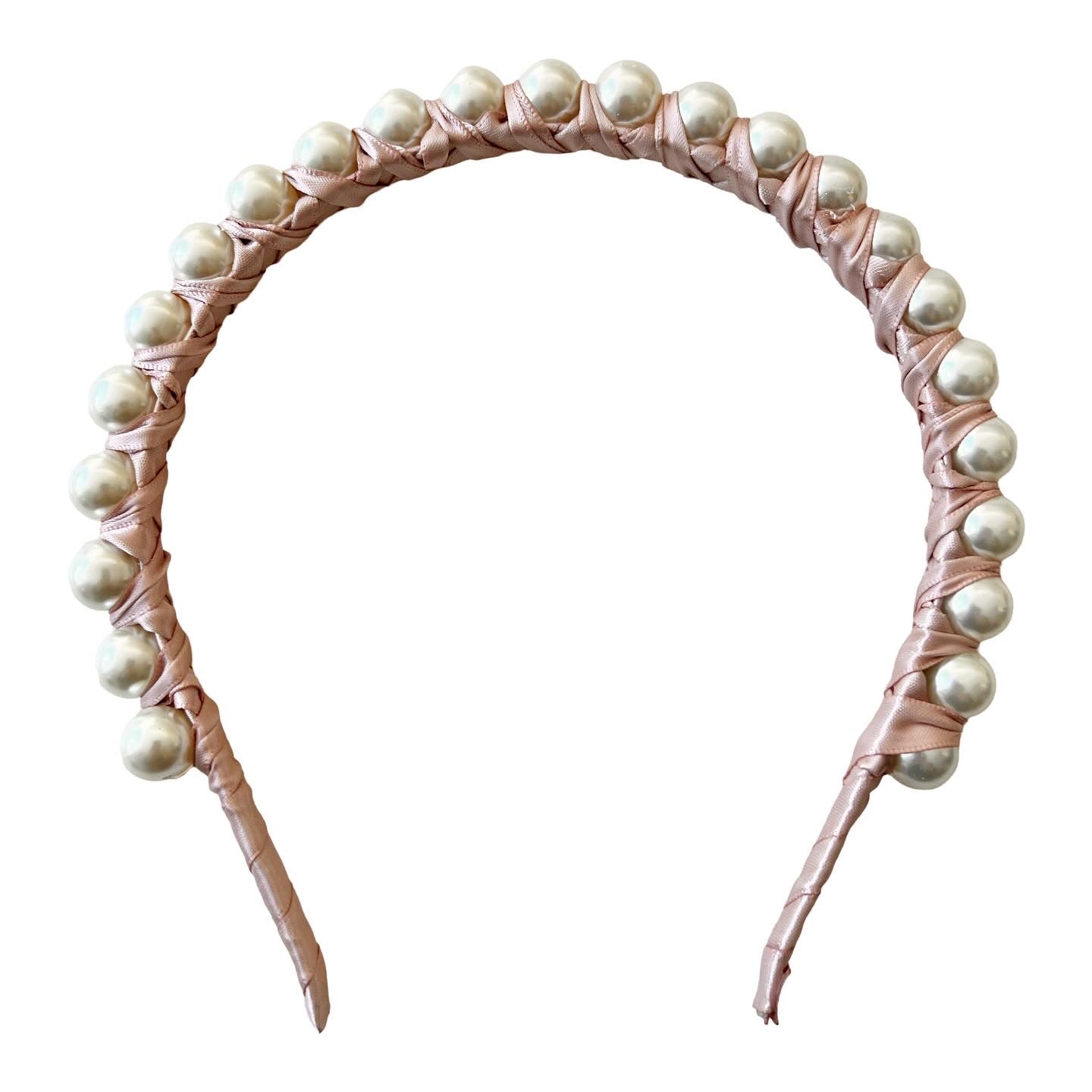 Pearl Headband Child by petalsINK