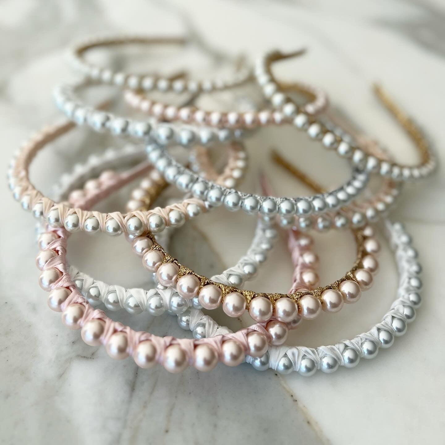 Pearl Headband Child by petalsINK