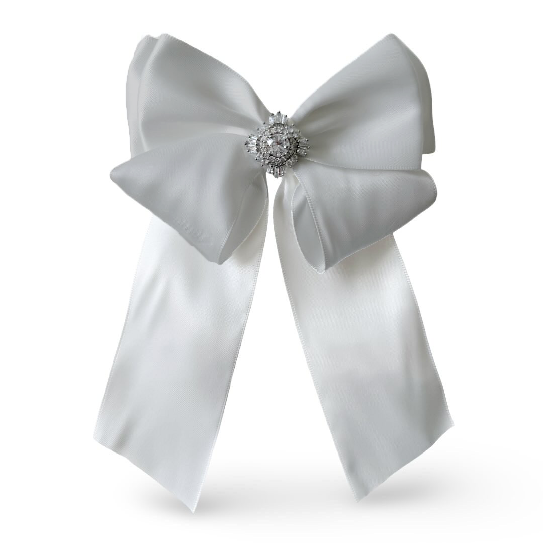 Lilibet Bow Diamanté Child by petalsINK