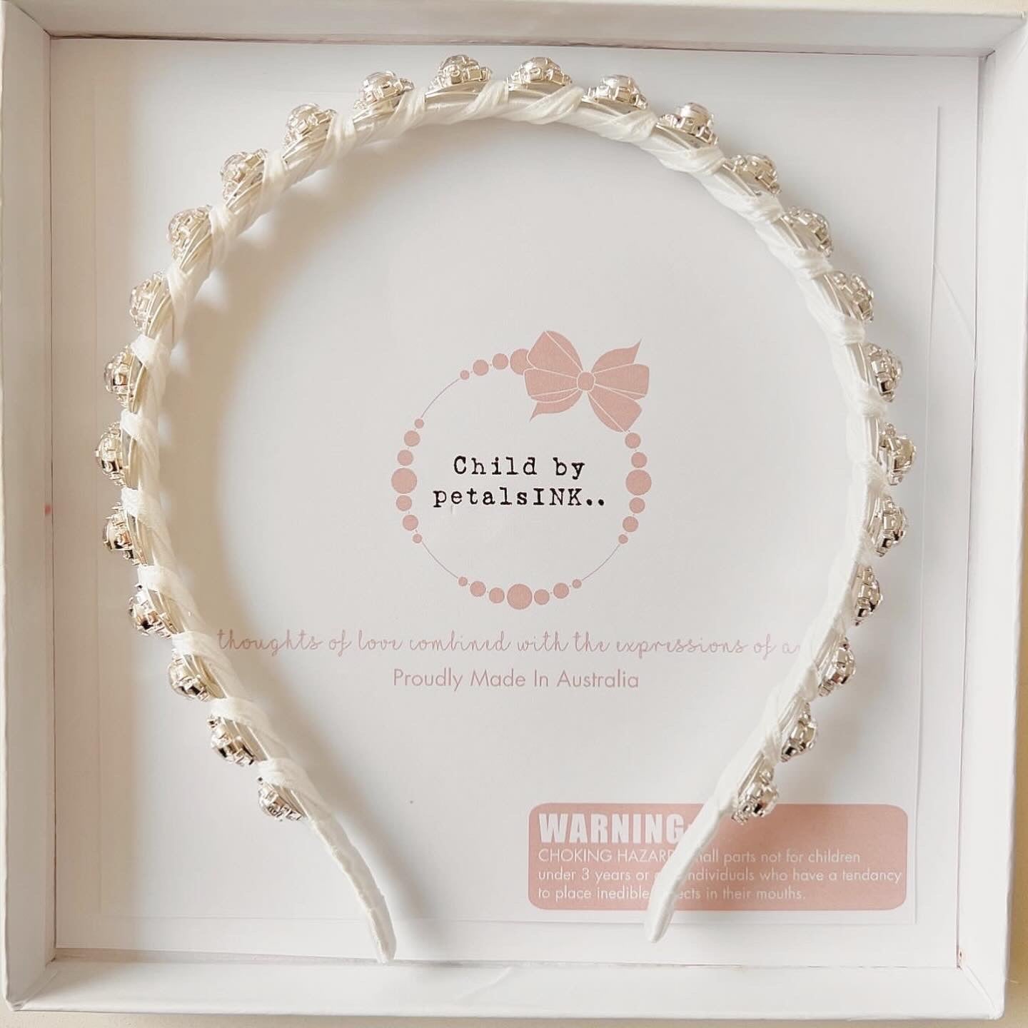 Rhinestone Headpiece Child by petalsINK