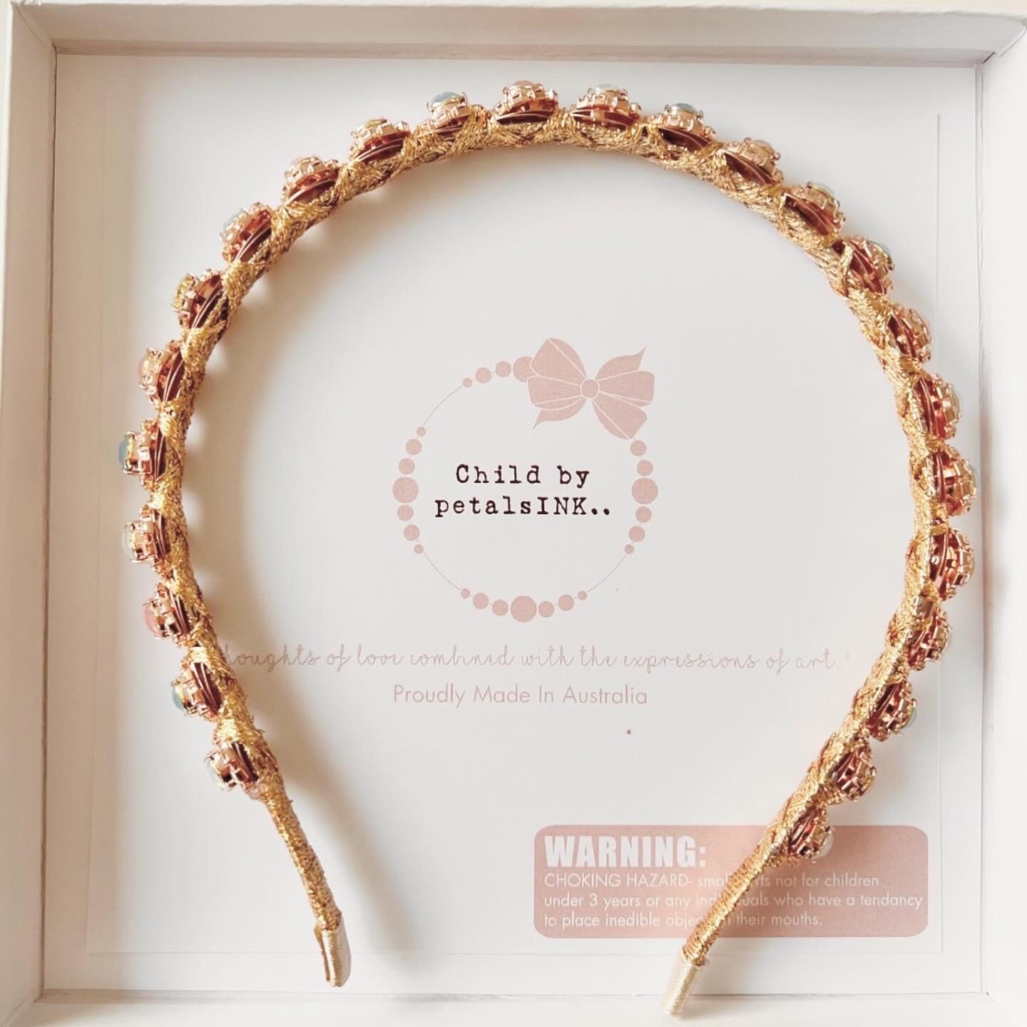 Rhinestone Headpiece Child by petalsINK